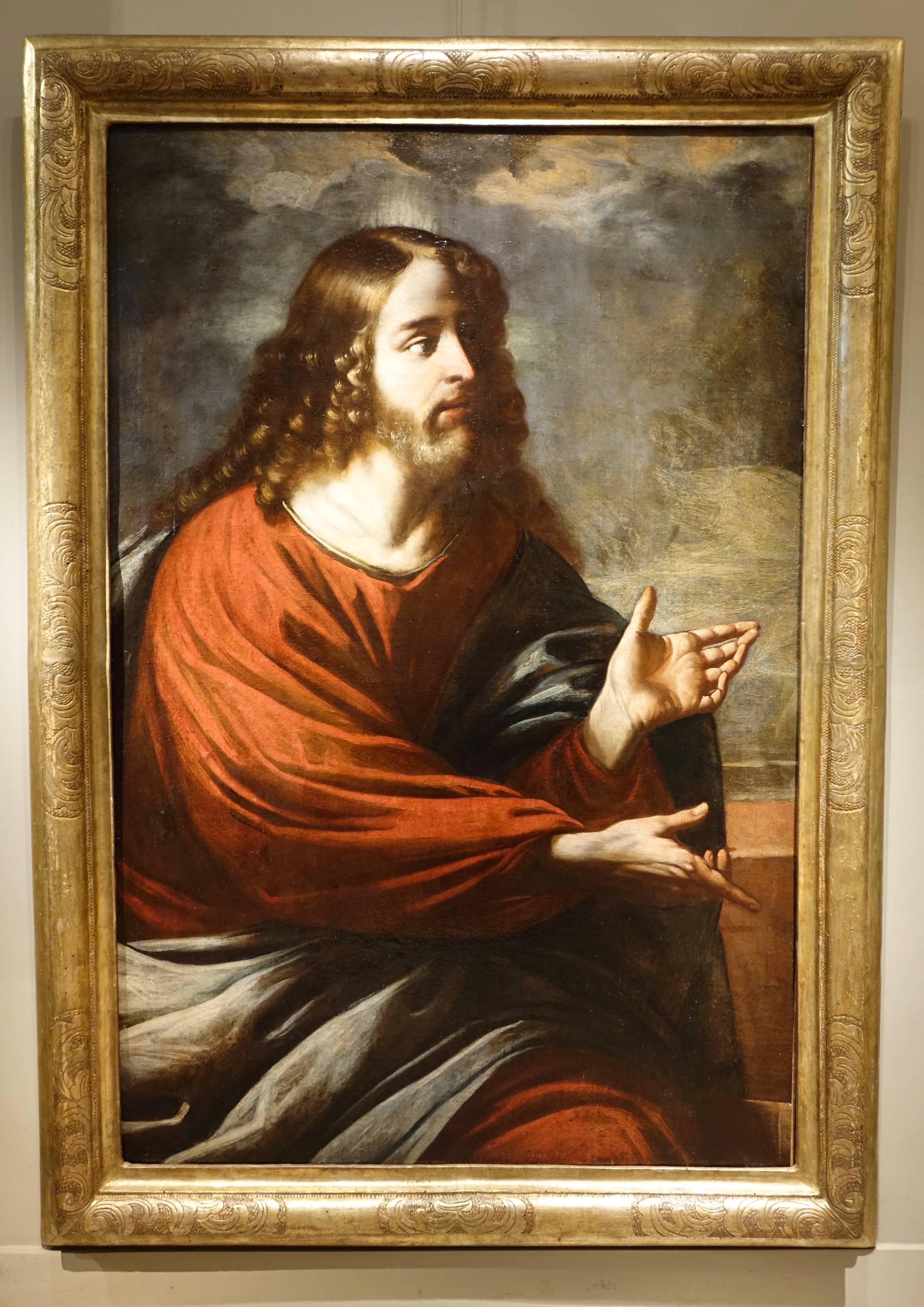  A Painting Representing the Christ Preaching,  Italian School, circa 1620 1