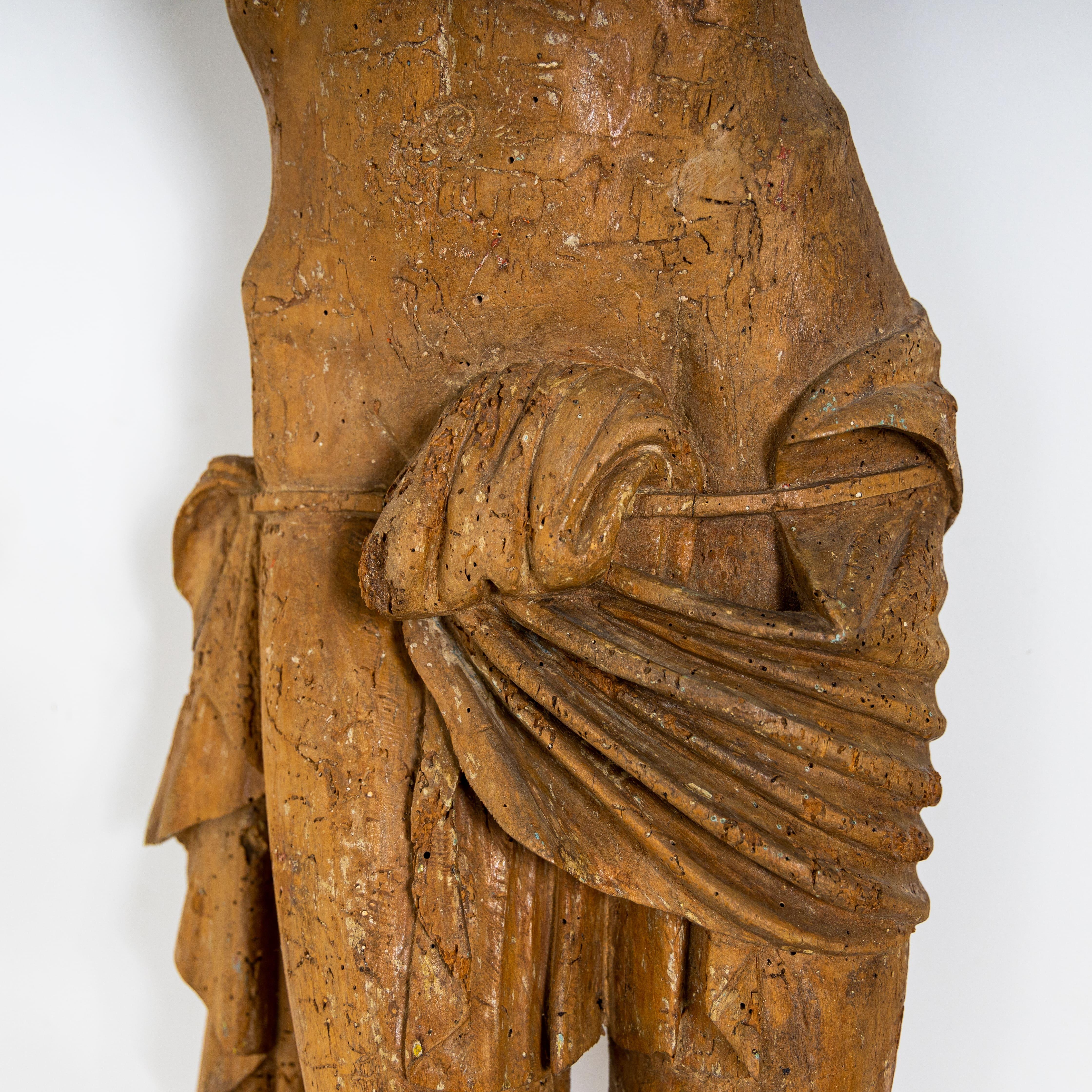 Sculpture du Christ, 17ème siècle État moyen - En vente à Greding, DE
