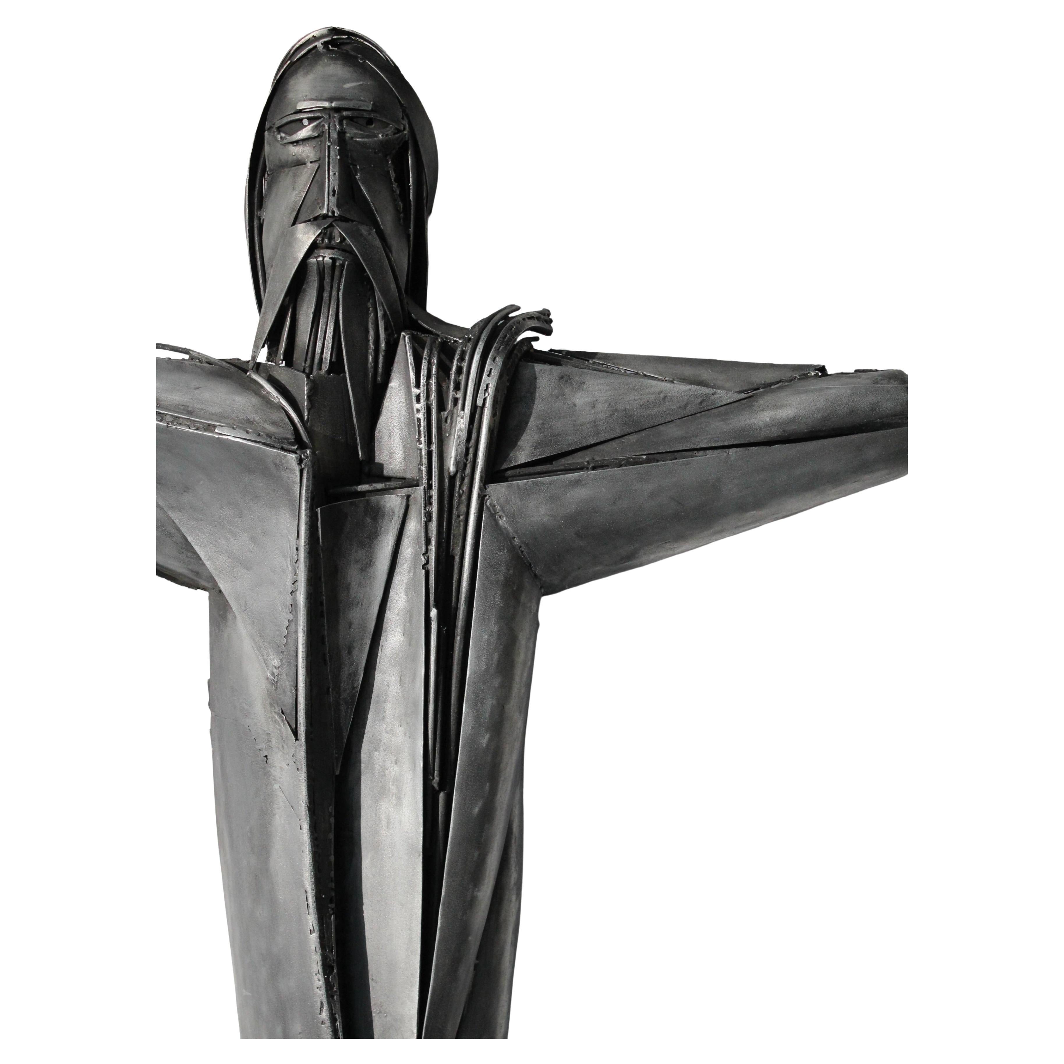 Christ sculpture by Roger Bonduel For Sale