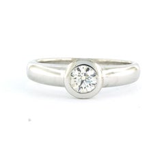 CHRIST Solitaire ring with brilliant cut diamonds up to 0.40ct 14k gold