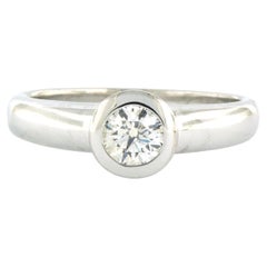 CHRIST Solitaire ring with brilliant cut diamonds up to 0.40ct 14k gold