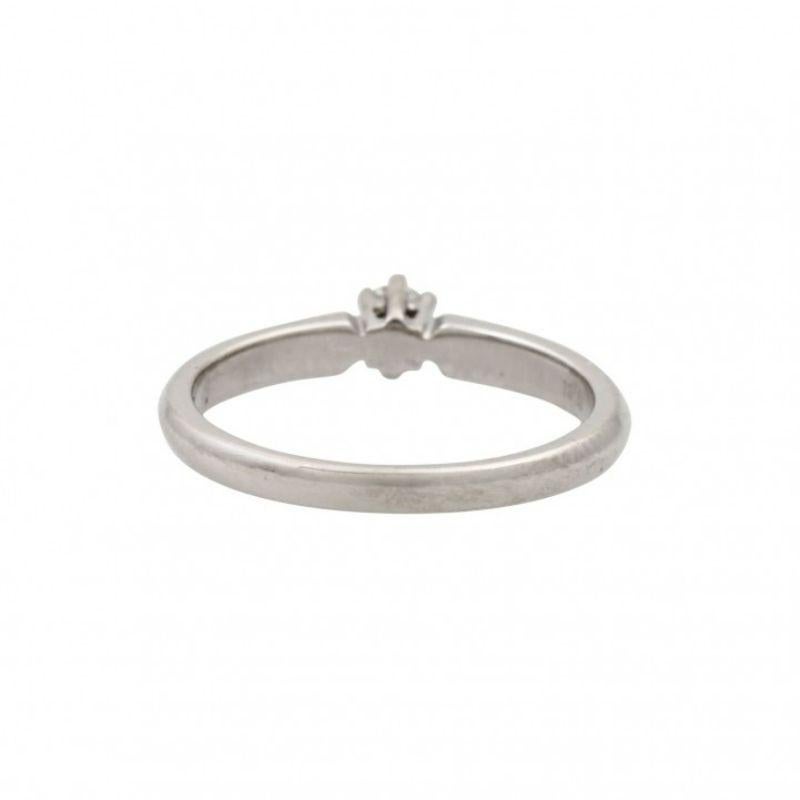 Modern Christ Solitaire Ring with Brilliant For Sale