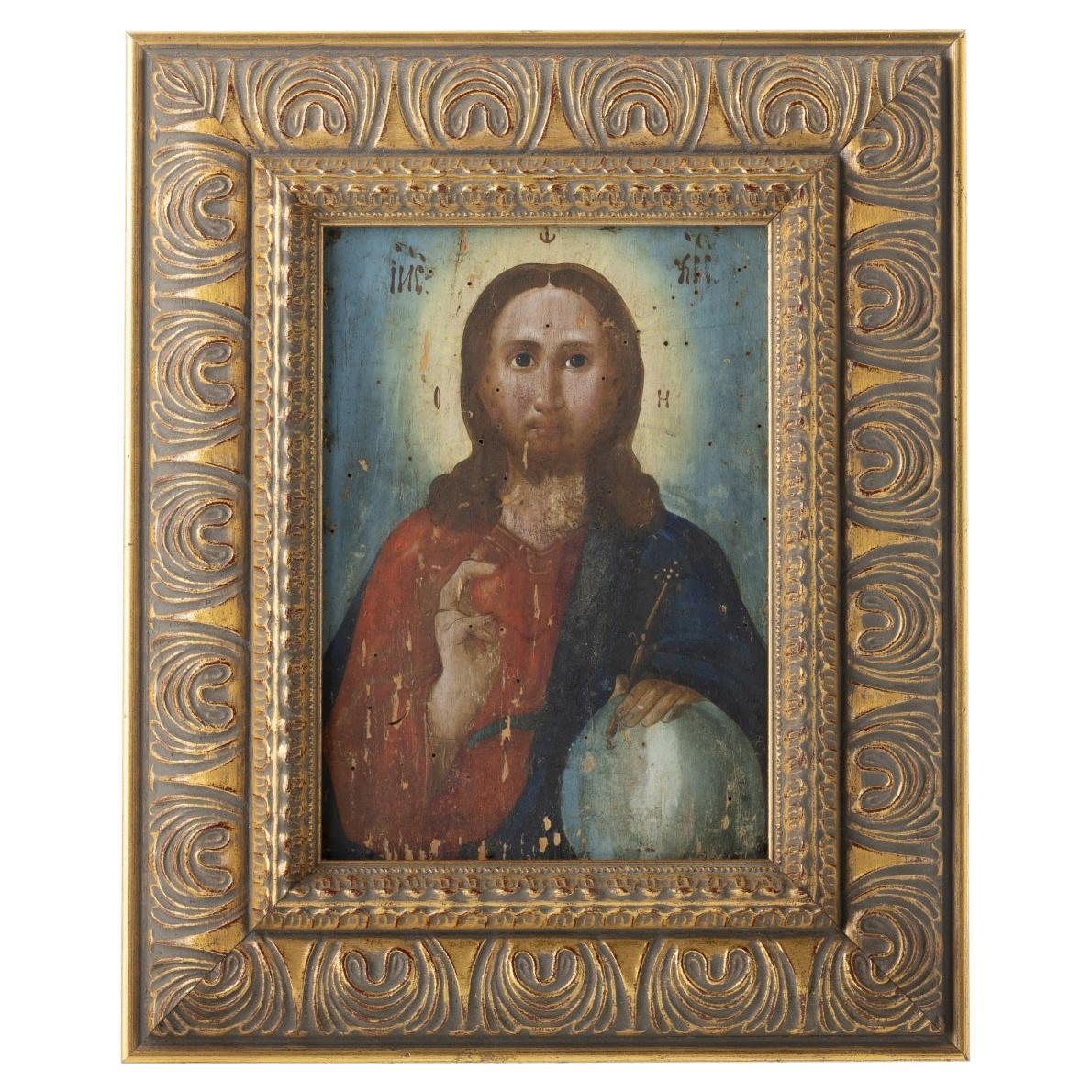 Le Christ sauveur du monde - 19e siècle en vente