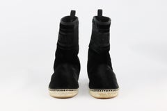 Christain Dior Dior Chez Moi Granville Velvet Boots EU 38.5 UK 5.5 US 8.5