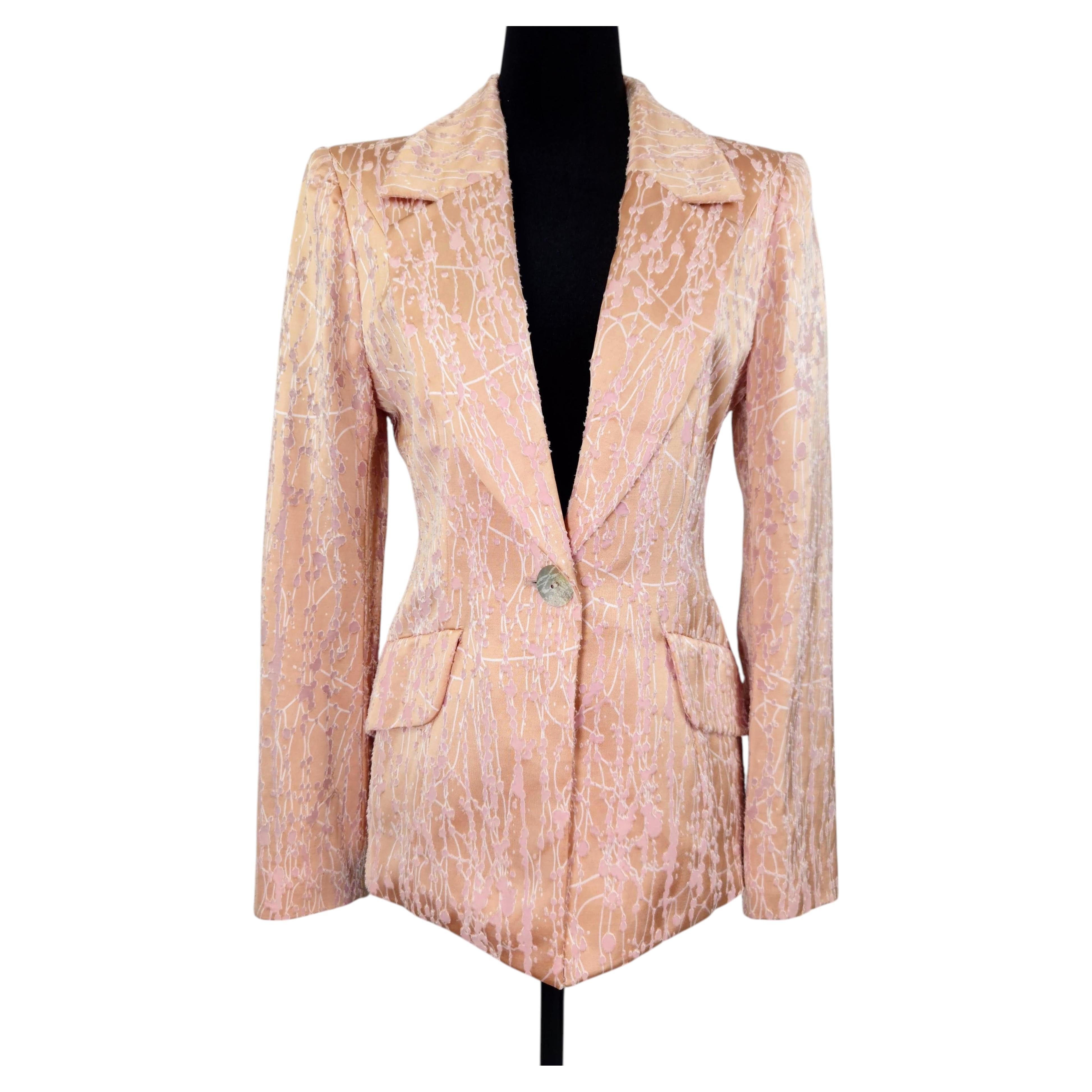 Christan Lacroix elegant jacket with textured texture, 1990s vintage