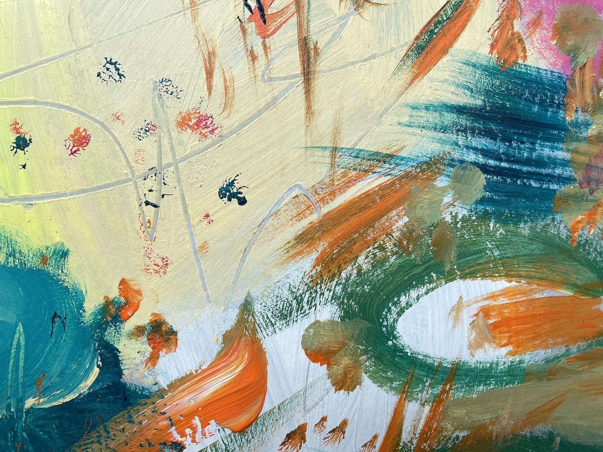 Una testa piena di sogni, Pittura, Acrilico su altro in vendita 2