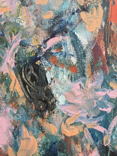 Une journée d'été, peinture, acrylique sur toile