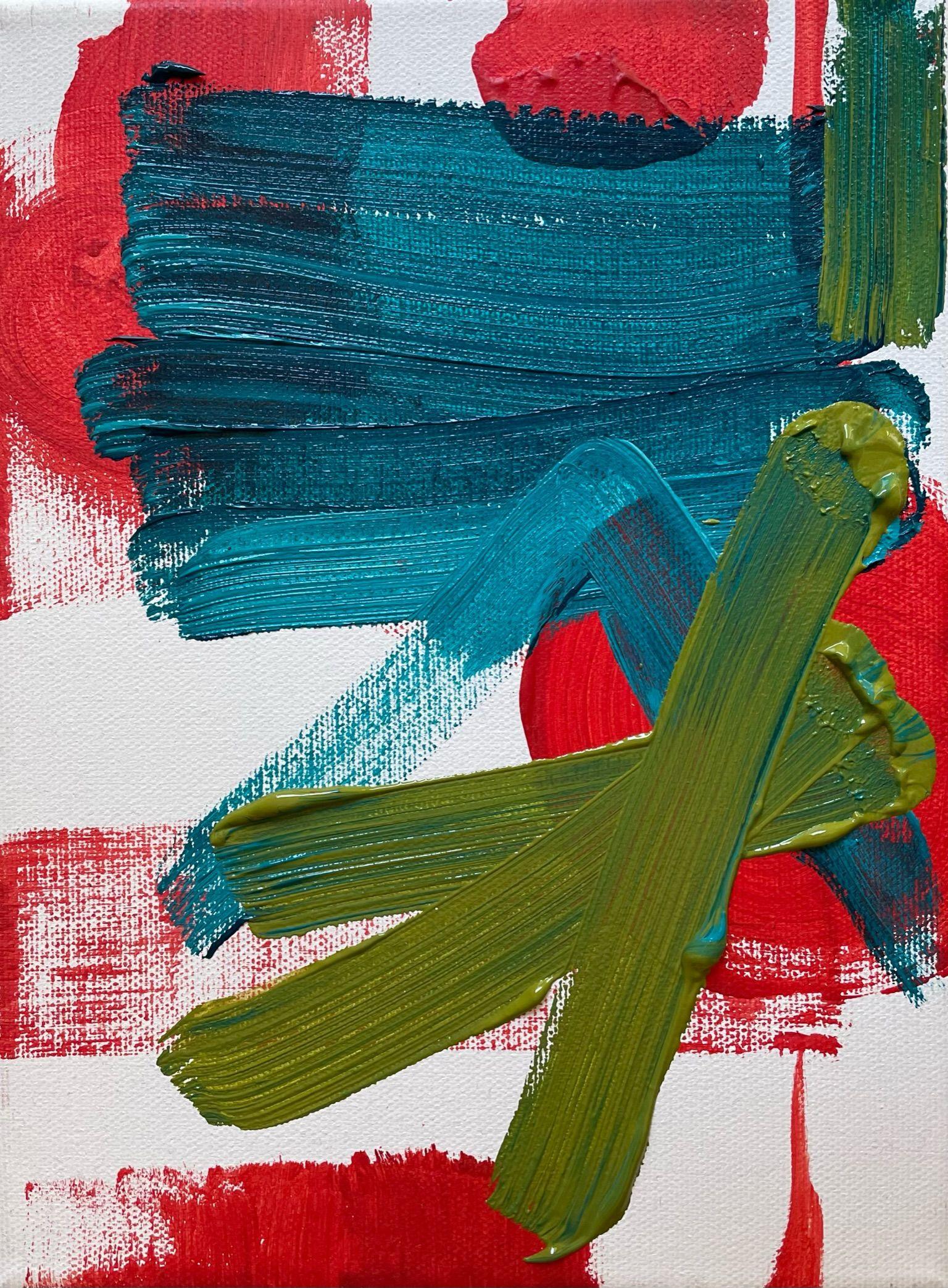Ab und zu (Diptychon), Gemälde, Acryl auf Leinwand im Angebot 1
