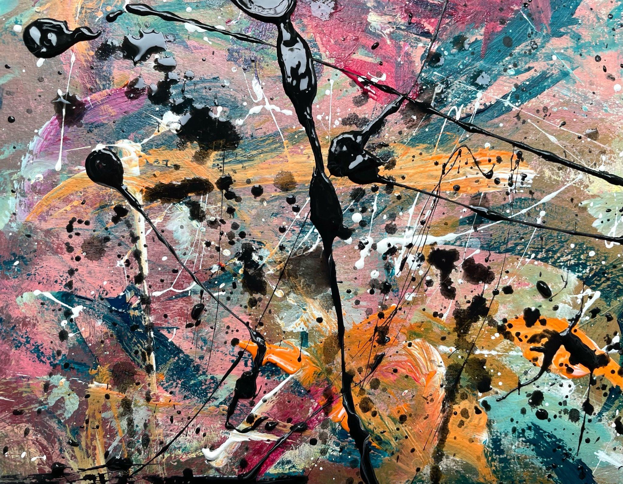 Días asombrosos, Pintura, Acrílico sobre Otro - Painting Contemporáneo de Christel Haag