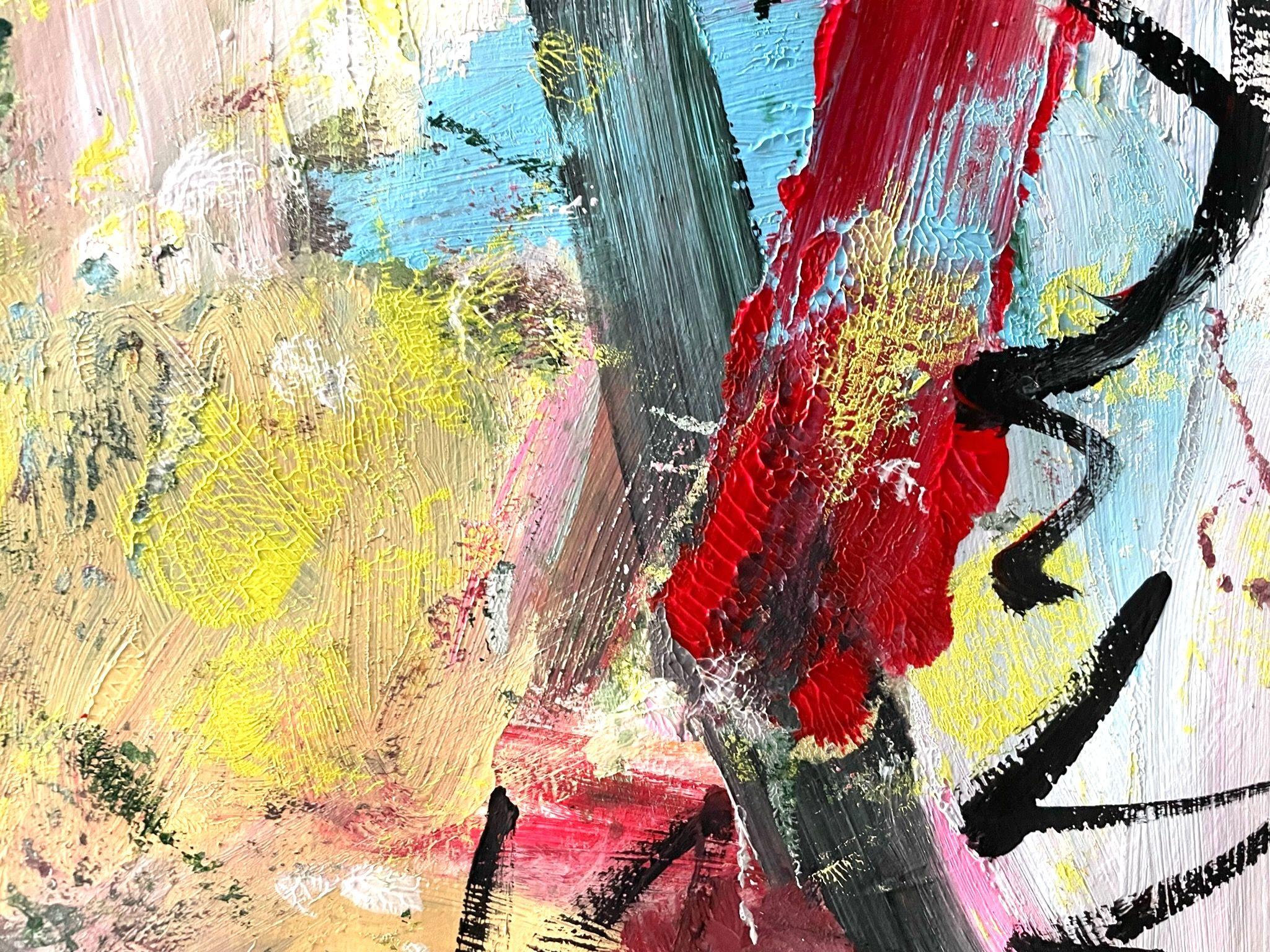 AMORE, Gemälde, Acryl auf Papier im Angebot 1