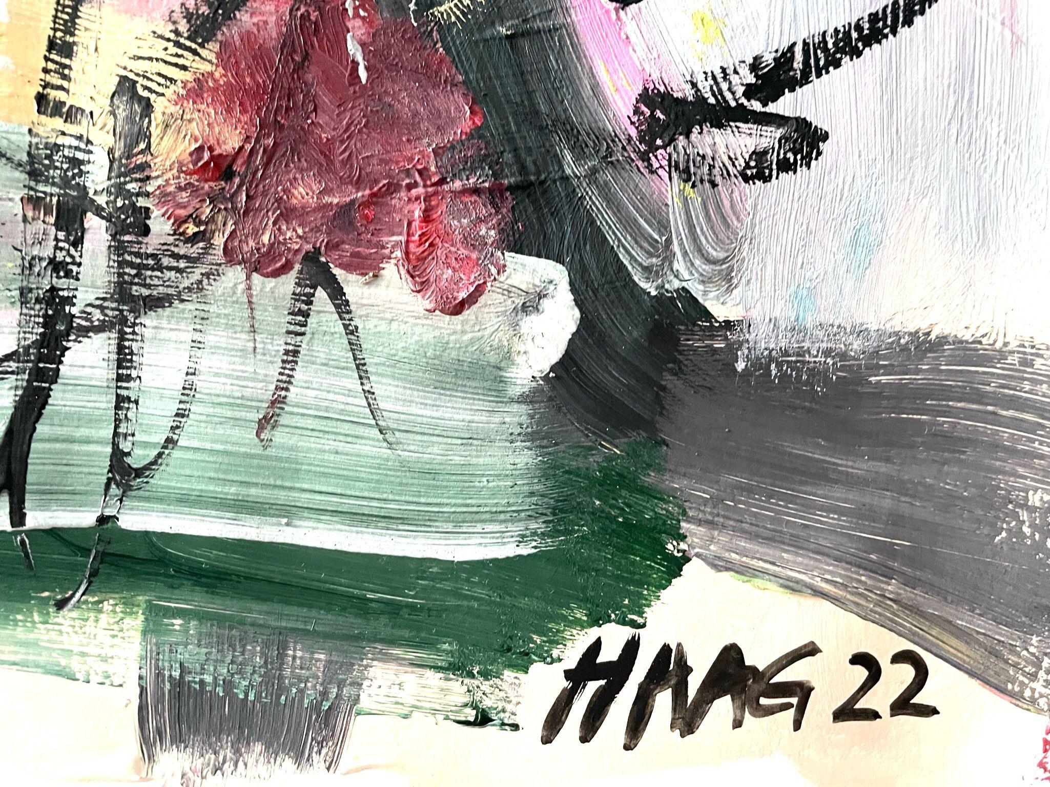 AMORE, Gemälde, Acryl auf Papier im Angebot 2