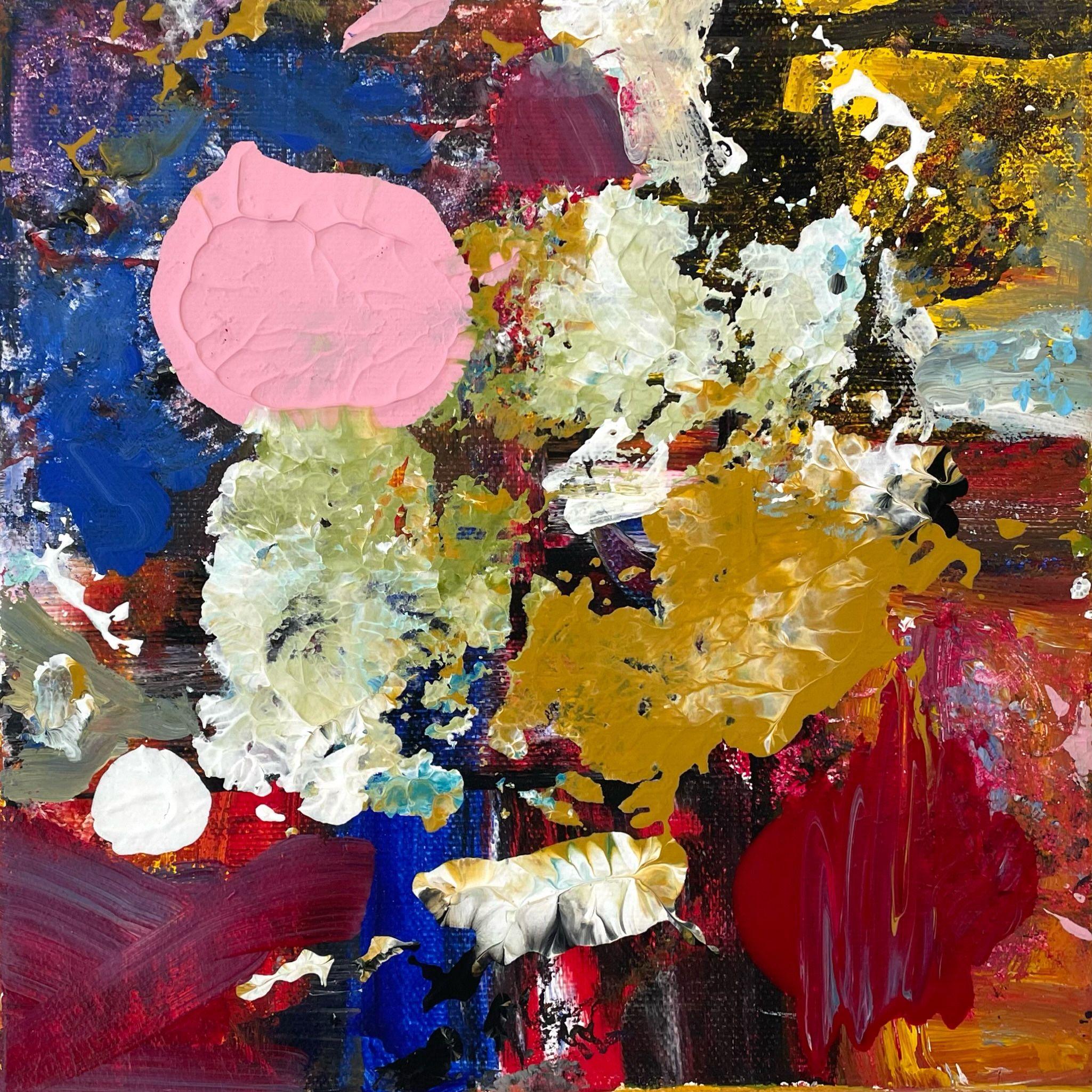Telefono per bambini, Pittura, Acrilico su tela - Painting di Christel Haag