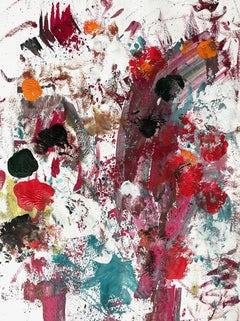 Bad in der Menge, Painting, Acrylic on Paper