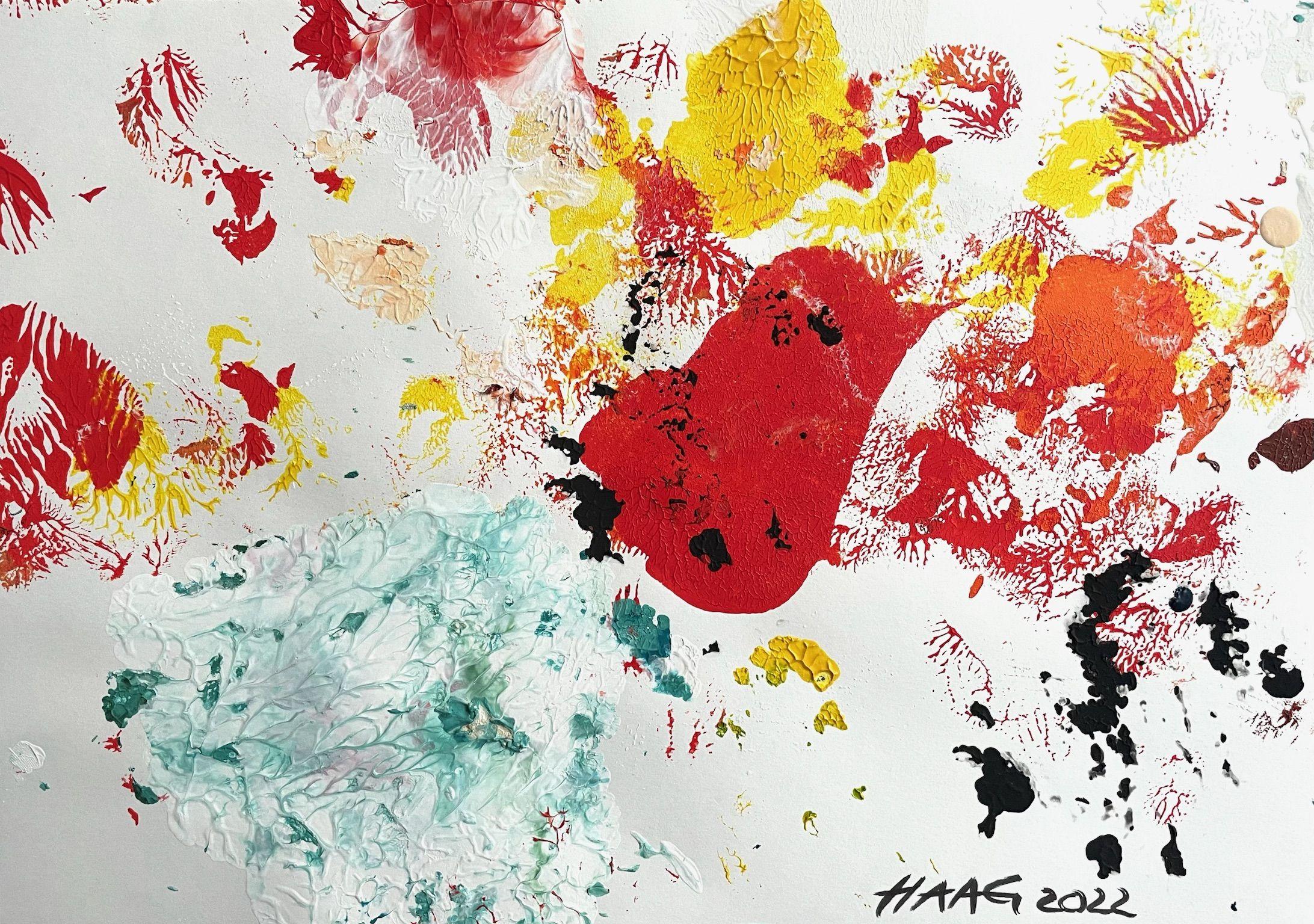 Birdy 2, Pintura, Acrílico sobre papel - Painting de Christel Haag