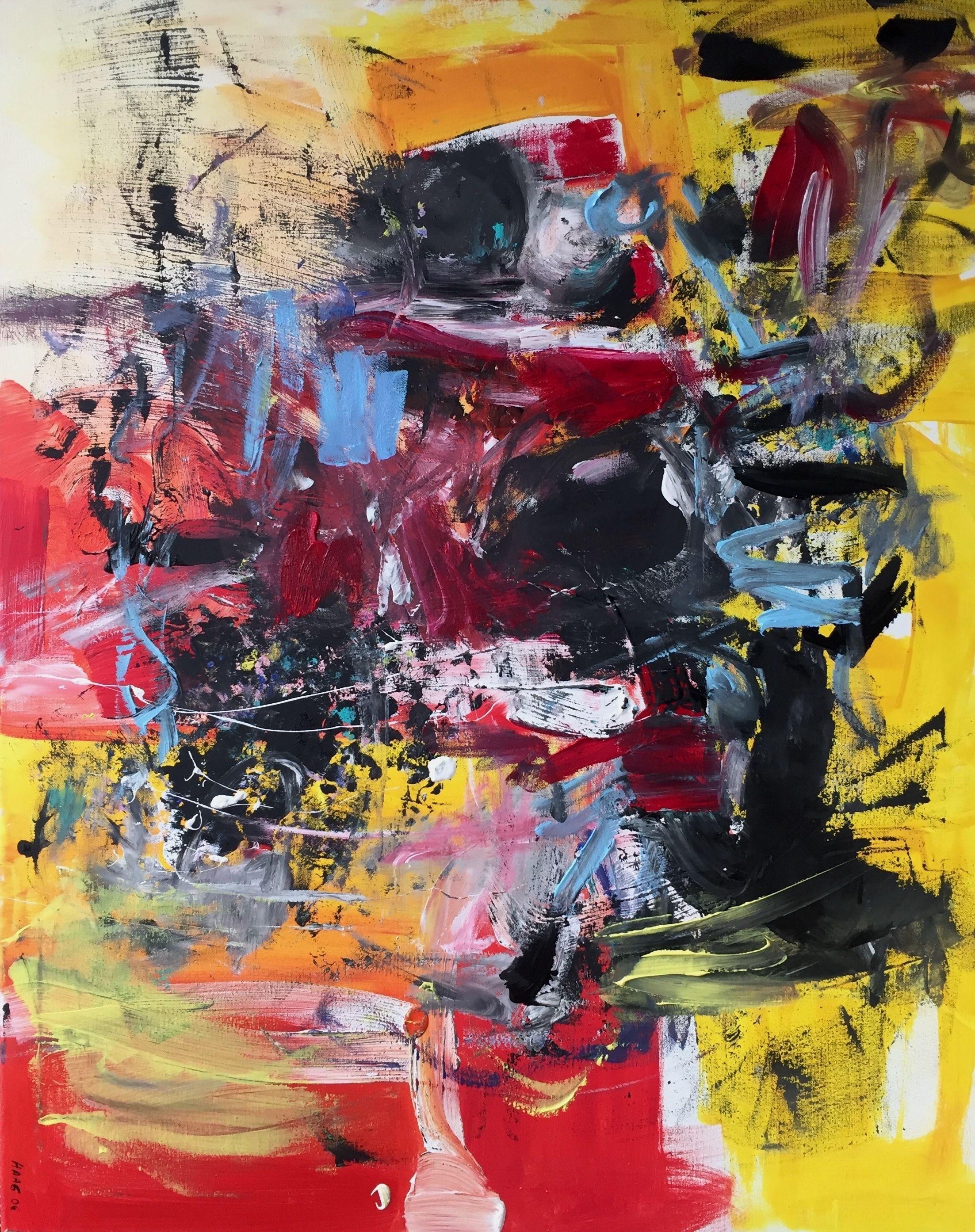 Blick zurÃ¼ck, Painting, Acrylic on Canvas