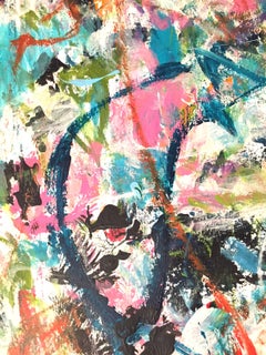 Bunch of Happy Thoughts, Painting, Acrylic on Paper