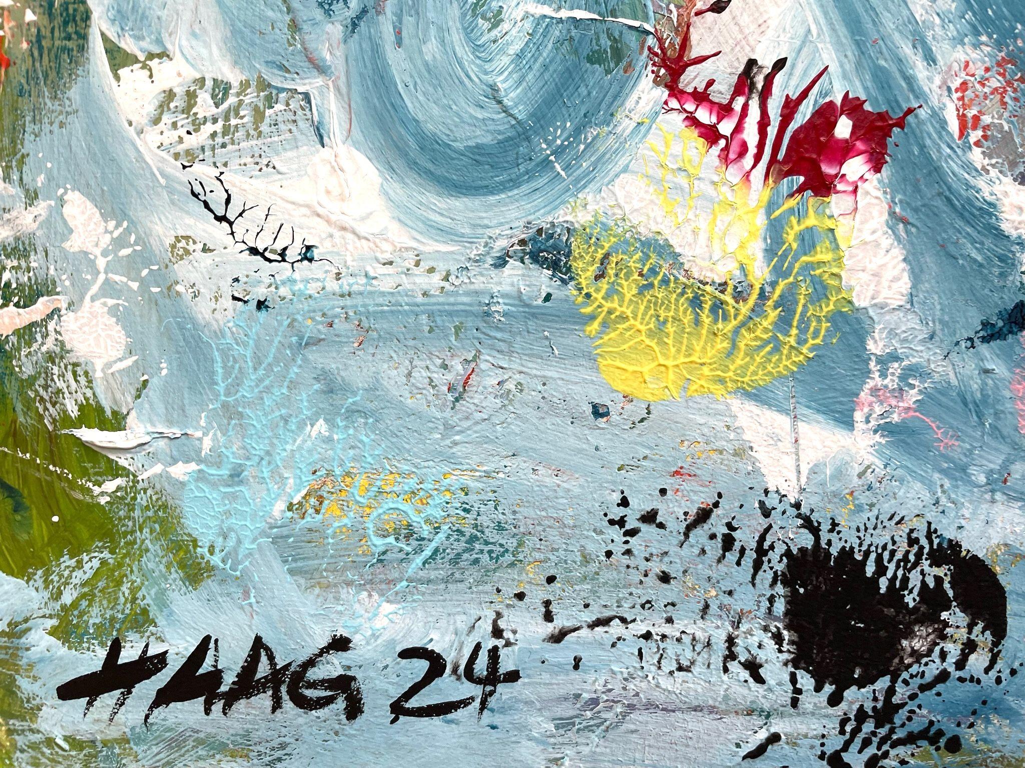 Bundle of Energy, peinture, acrylique sur papier en vente 2
