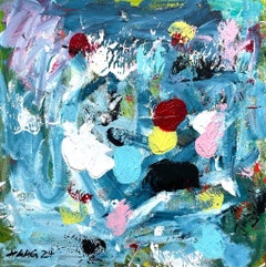 Bundle of Energy, Painting, Acrylic on Paper