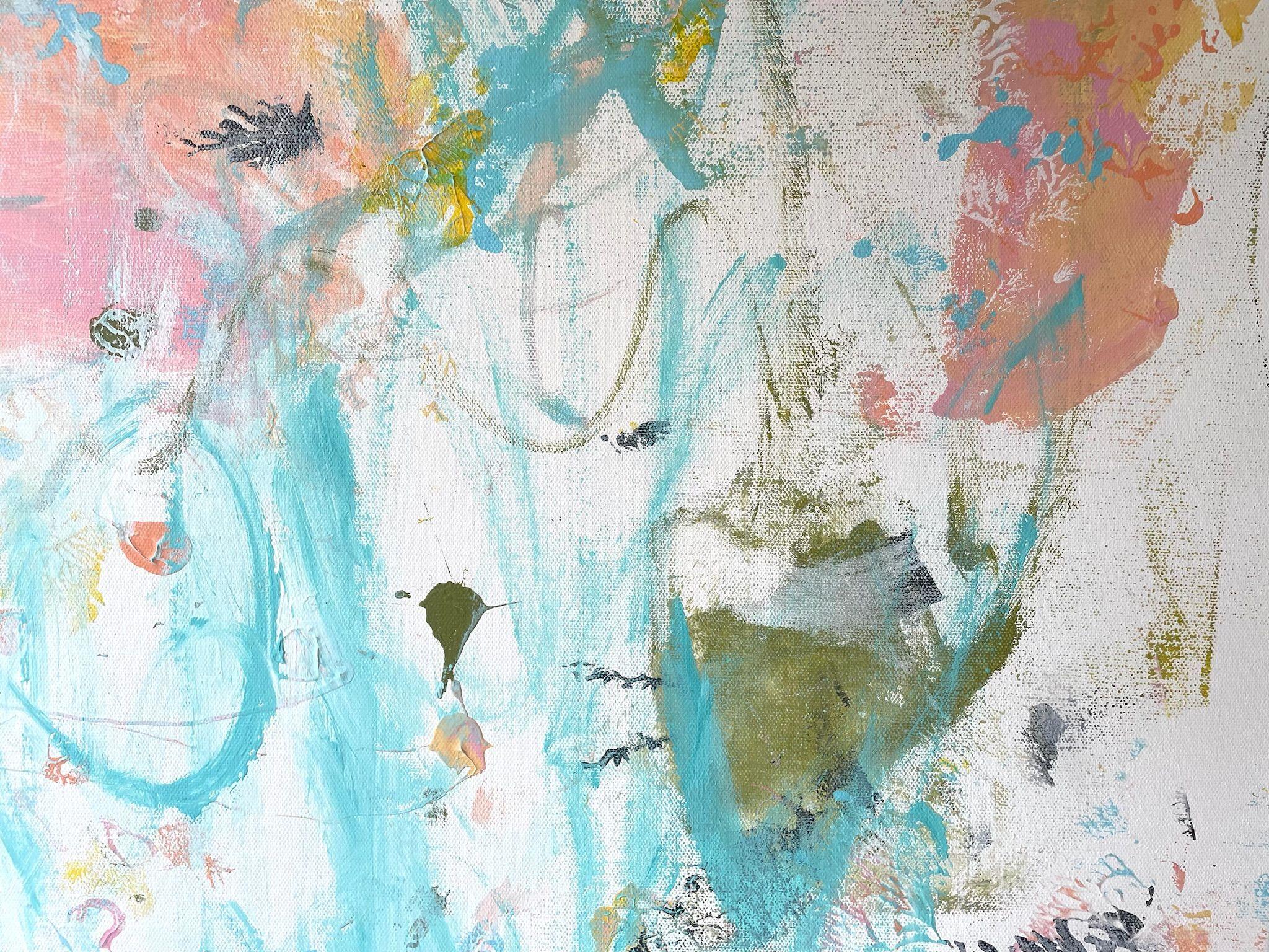 Cloud Cuckoo Land, Pittura, Acrilico su tela - Painting Contemporaneo di Christel Haag