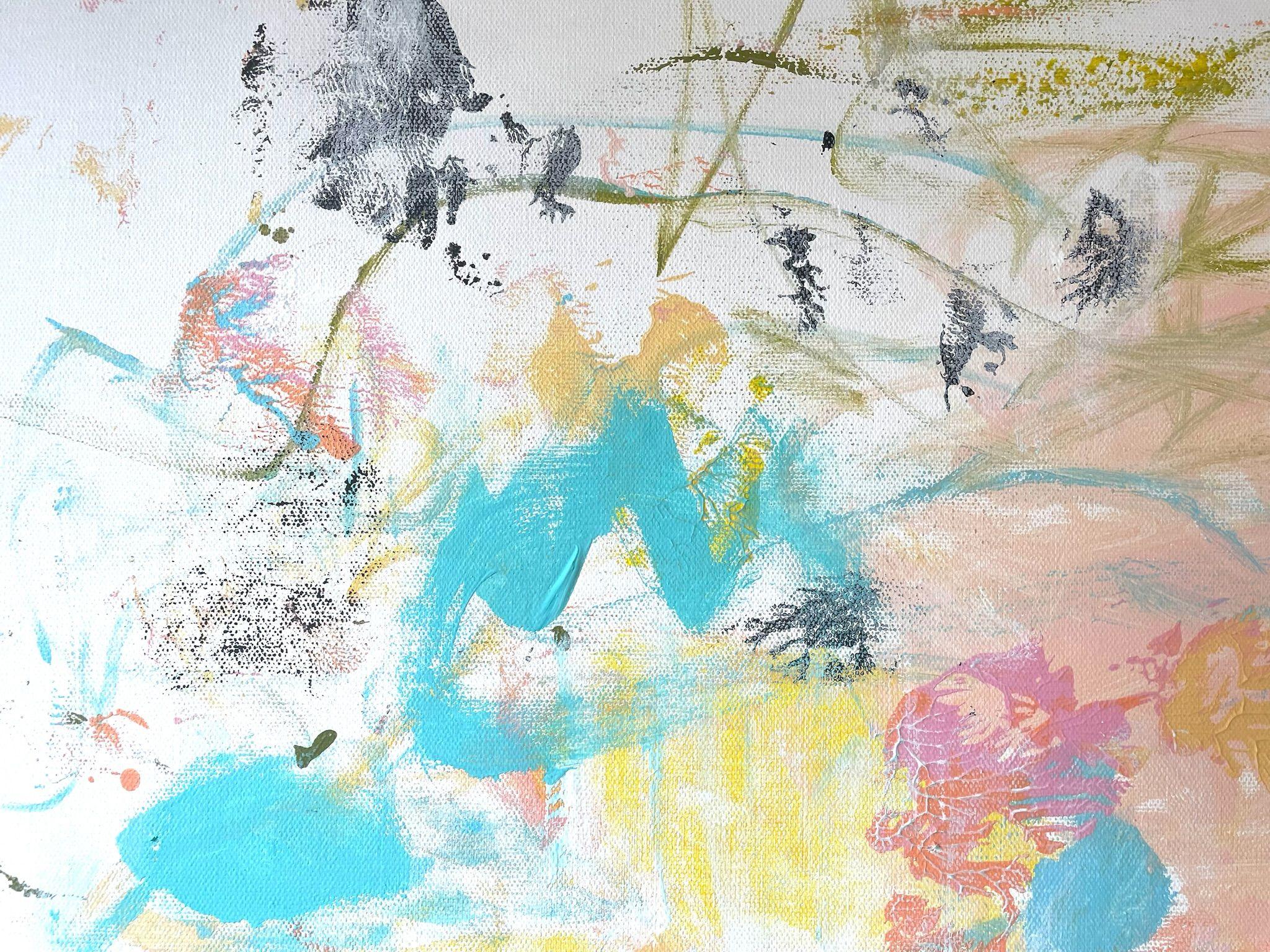 Cloud Cuckoo Land, Pittura, Acrilico su tela in vendita 1
