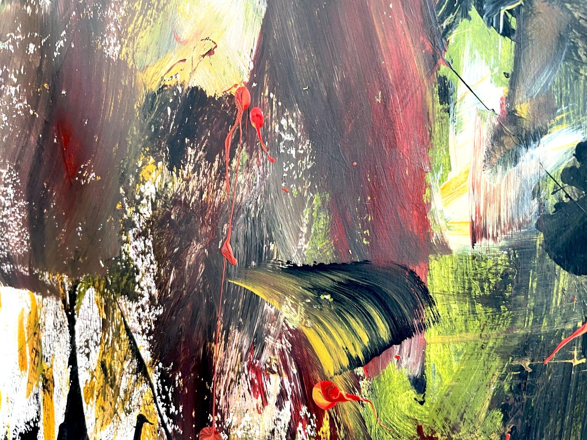 Próximo otoño, Pintura, Acrílico sobre papel - Painting Contemporáneo de Christel Haag