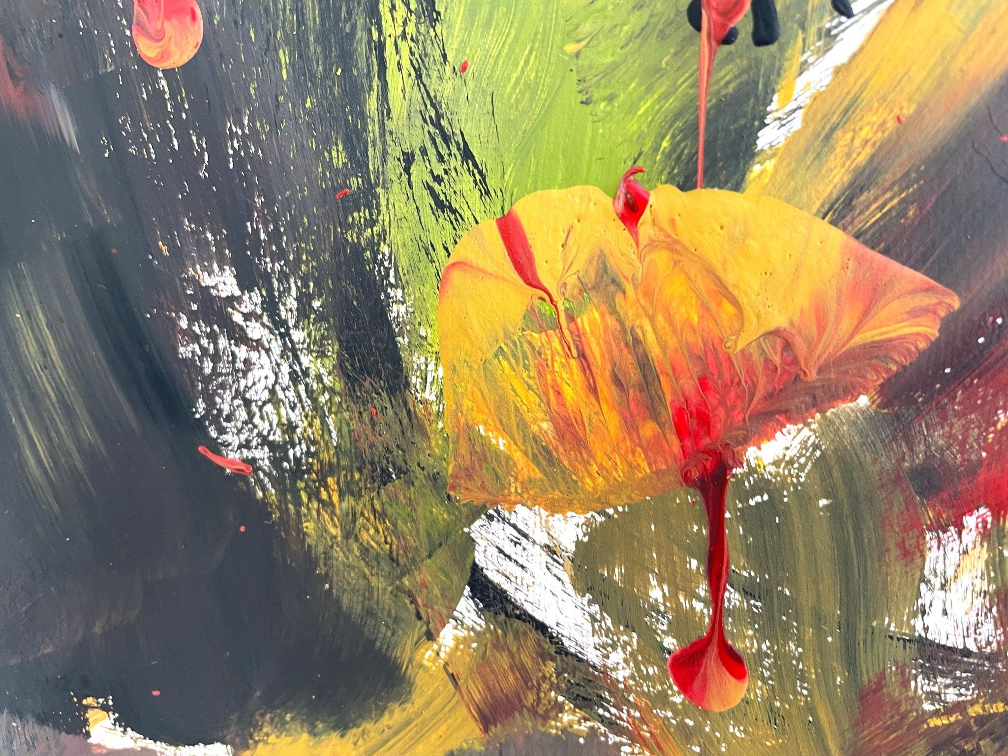 Próximo otoño, Pintura, Acrílico sobre papel en venta 1