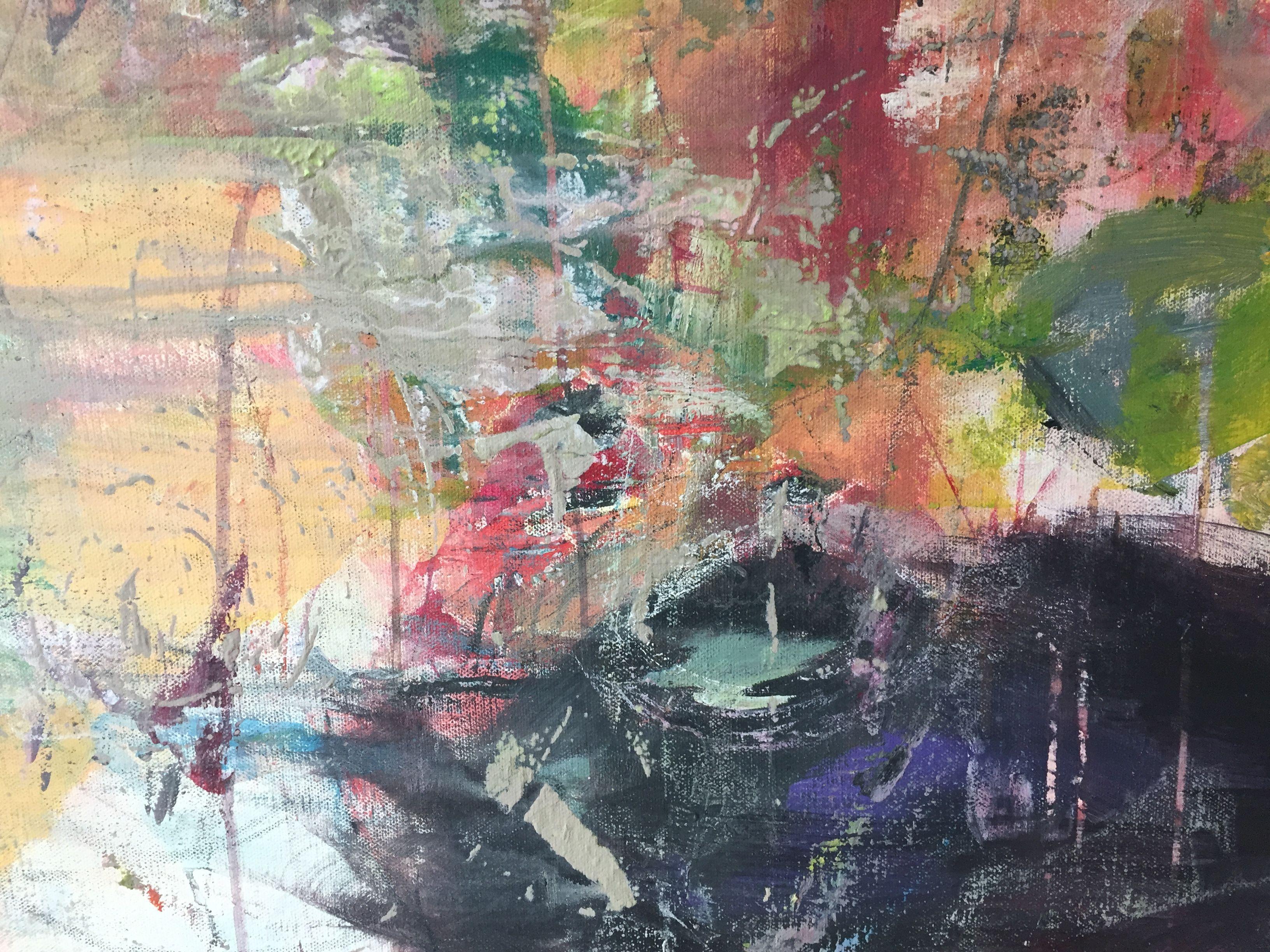 Deseos profundos, Pintura, Acrílico sobre lienzo - Painting Contemporáneo de Christel Haag