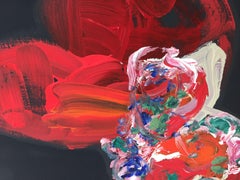 Der Pelikan und das Mädchen, Pittura, Acrilico su tela