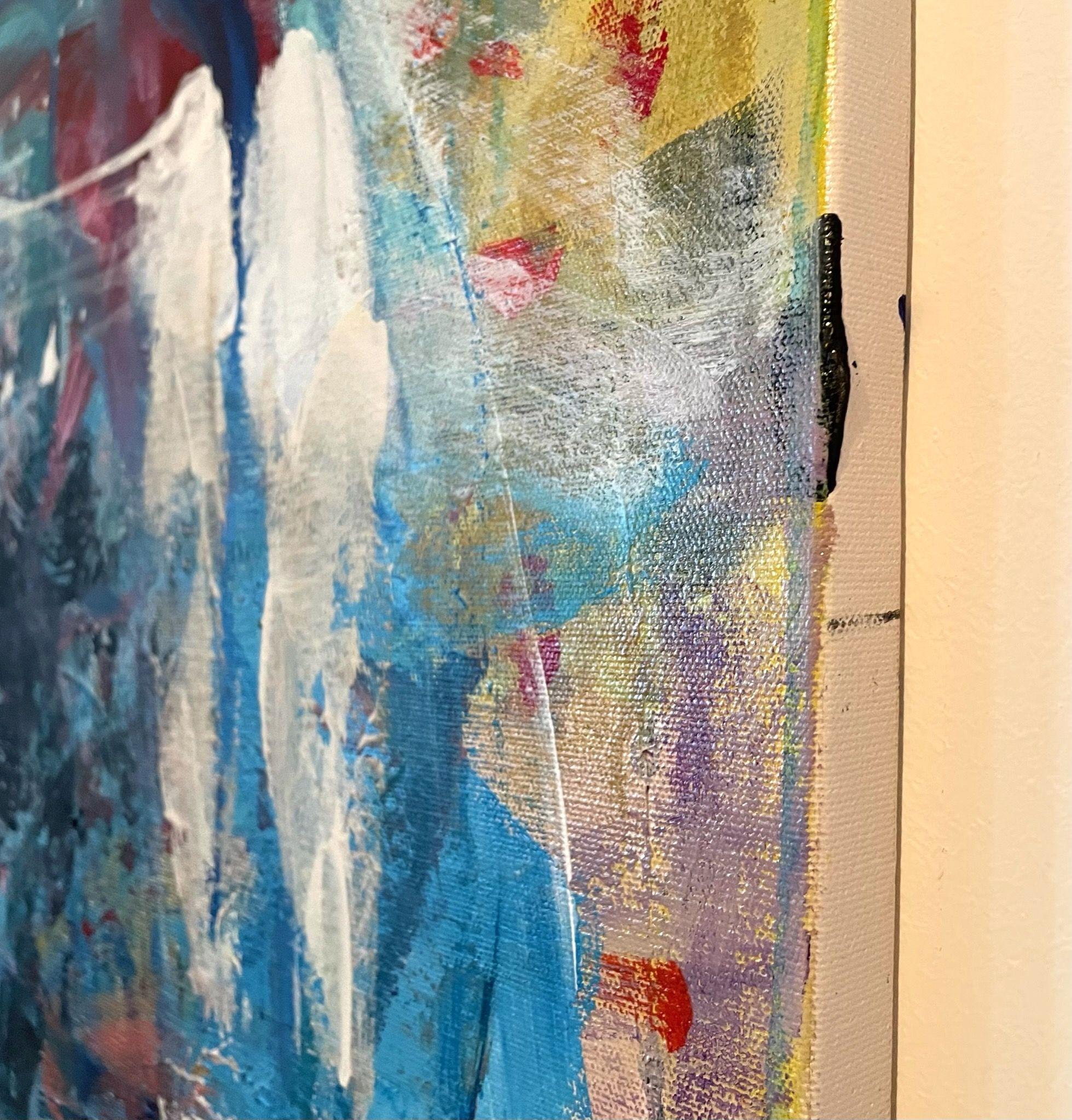 Die Hoffnung weckt zuletzt, Gemälde, Acryl auf Leinwand im Angebot 2