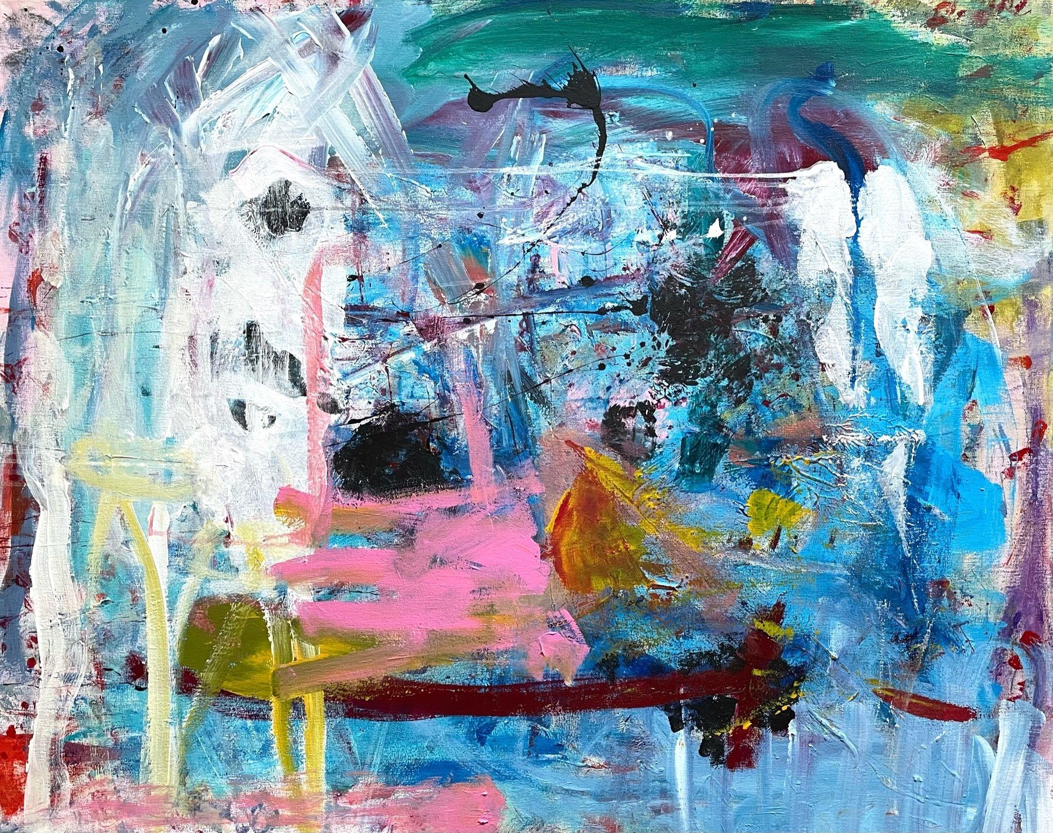 Die Hoffnung weckt zuletzt, Gemälde, Acryl auf Leinwand