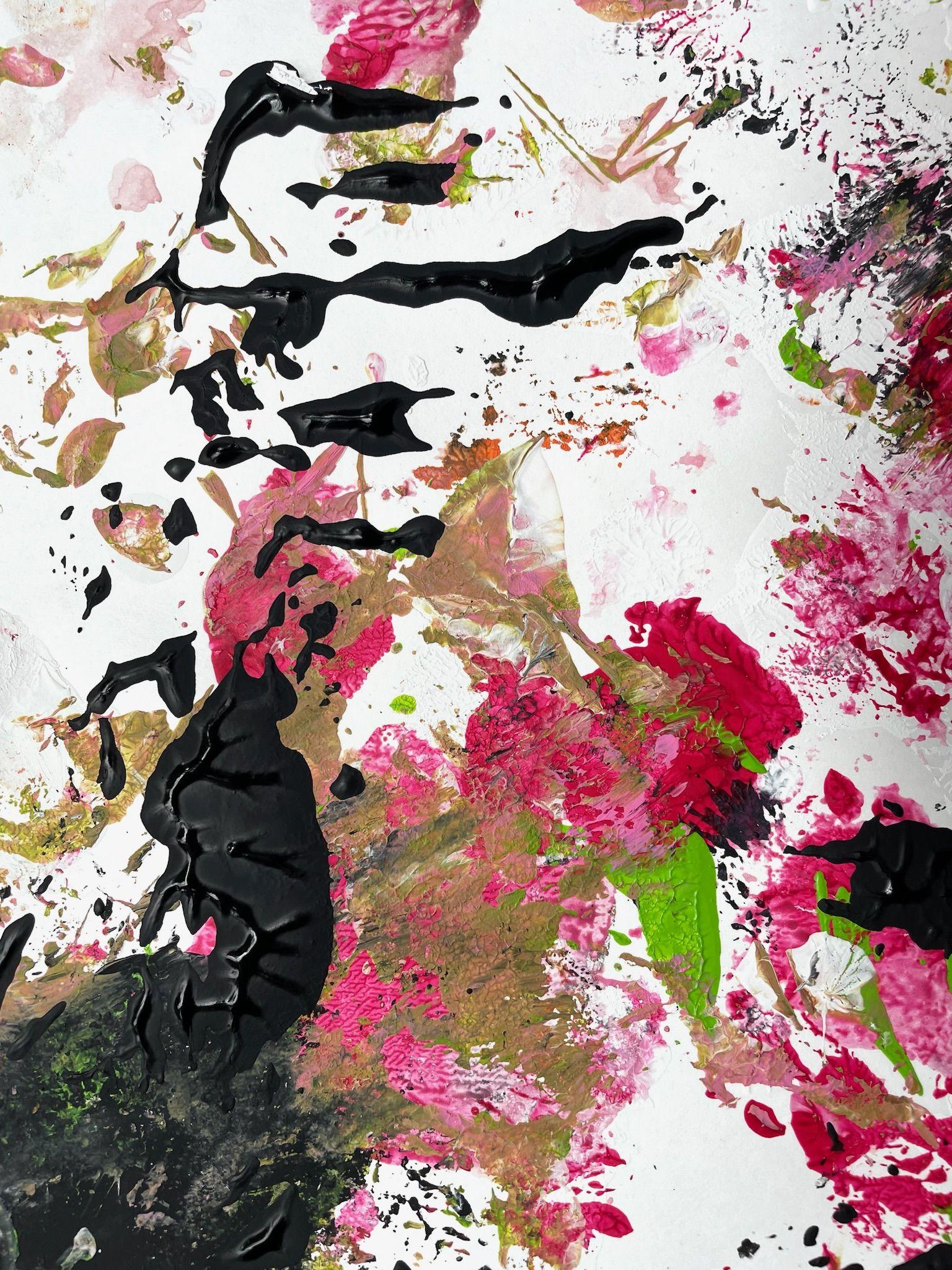Dreaming of Mount Fuji, Painting, Acrylic on Paper For Sale 2