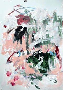 Einfach abheben, Pintura, Acrílico sobre papel