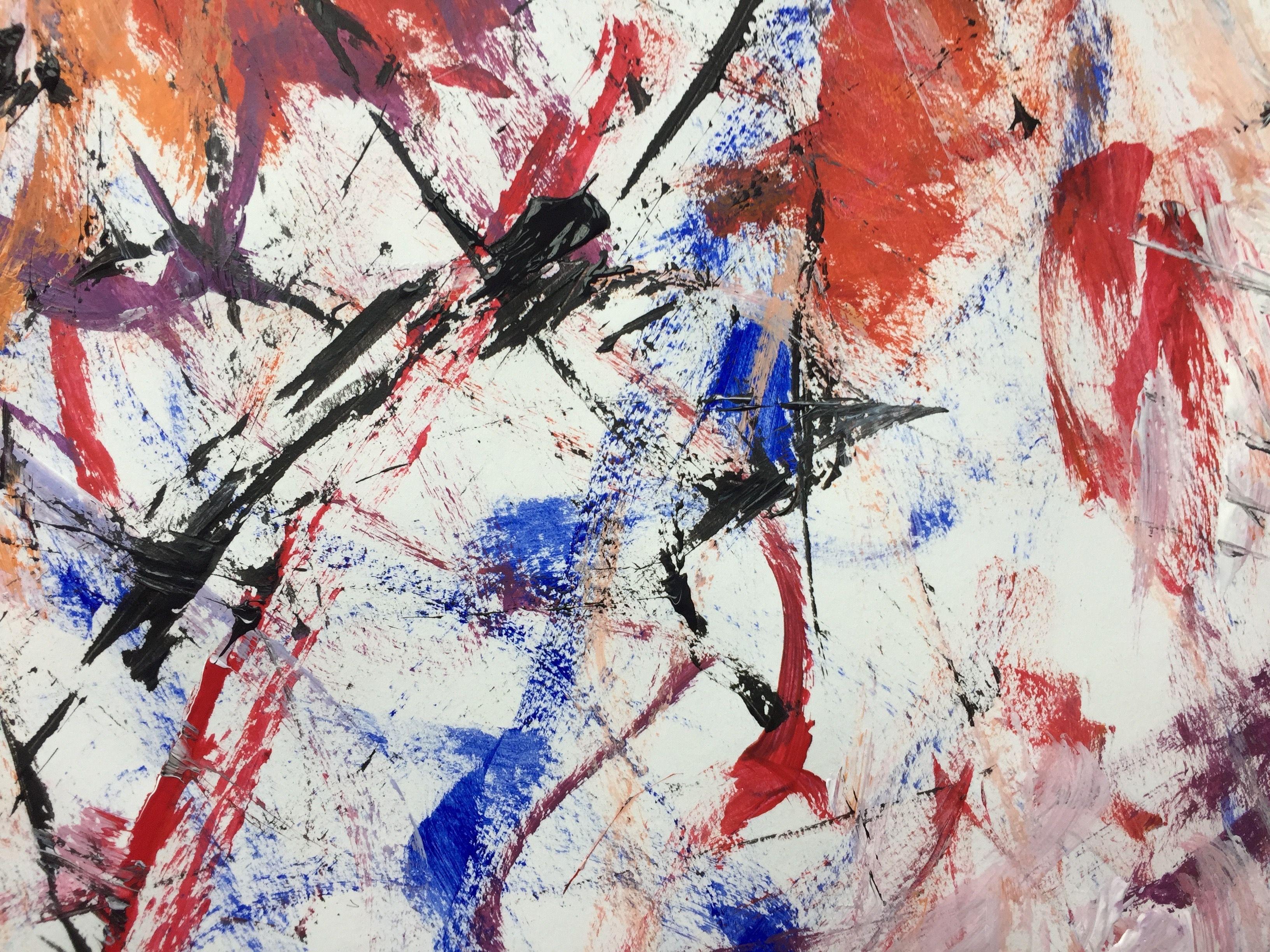 Todos los días hay un motivo para sonreír 2, Pintura, Acrílico sobre papel - Painting de Christel Haag