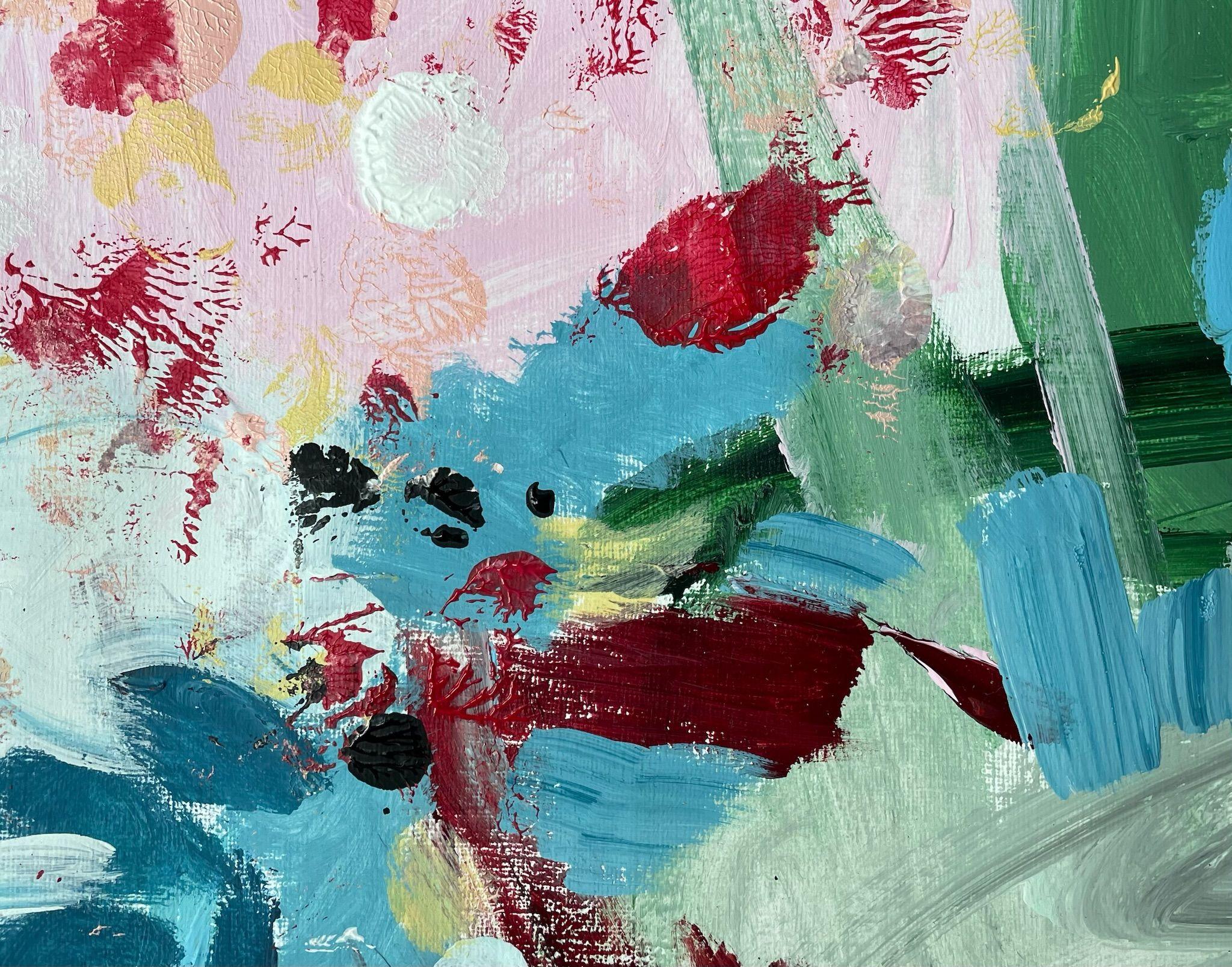 FÃ¼r immer Freunde, Malerei, Acryl auf Papier (Moderne), Painting, von Christel Haag