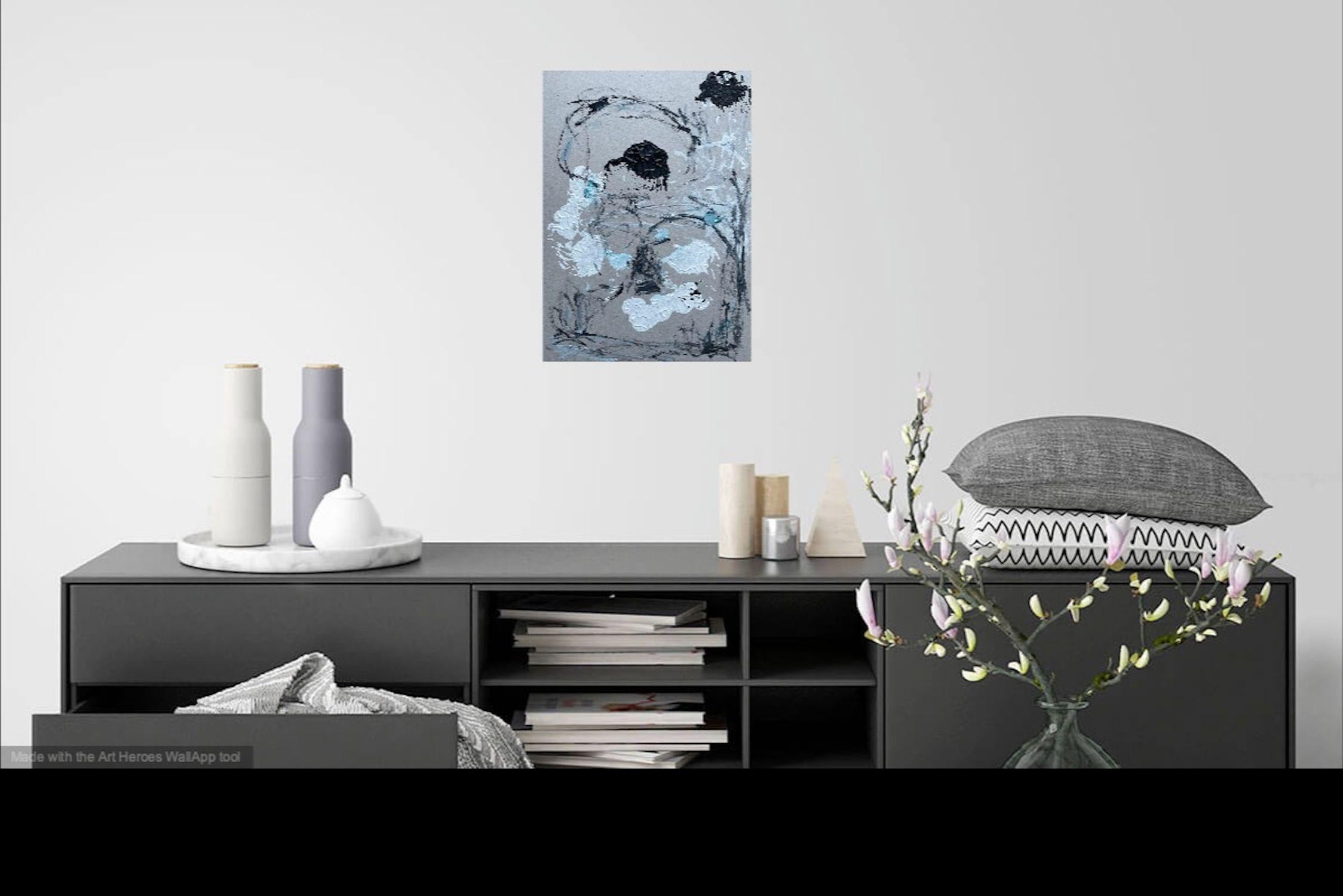 Fang mich doch, Gemälde, Acryl auf Anderem im Angebot 2