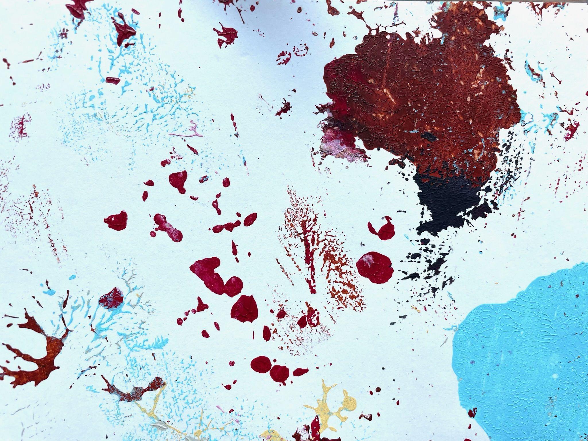 Femme Fatale 2, Gemälde, Acryl auf Papier (Zeitgenössisch), Painting, von Christel Haag