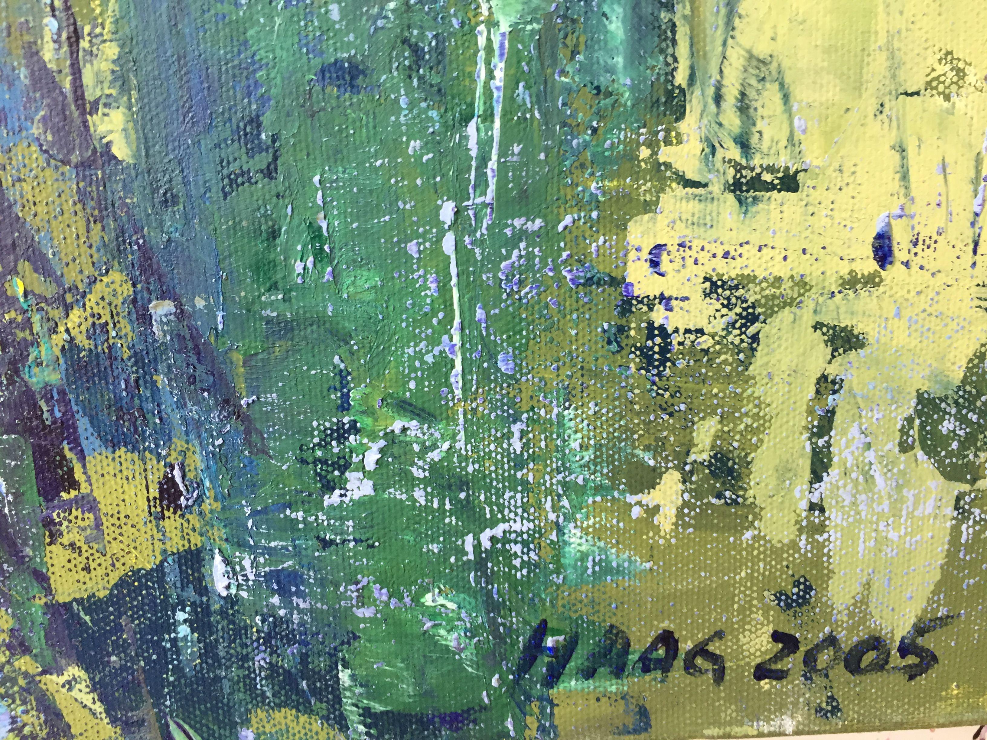 Gemälde, Acryl auf Leinwand, Fernwald (Abstrakt), Painting, von Christel Haag