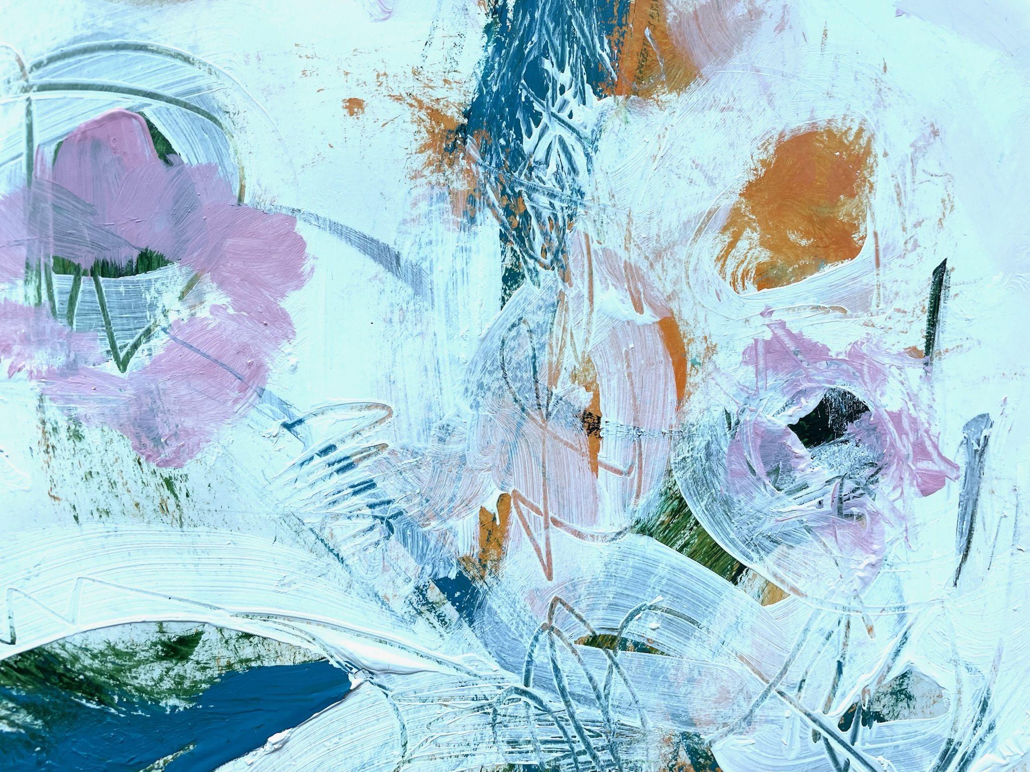 Floraler Aufwind, Painting, Acrylic on Paper For Sale 2