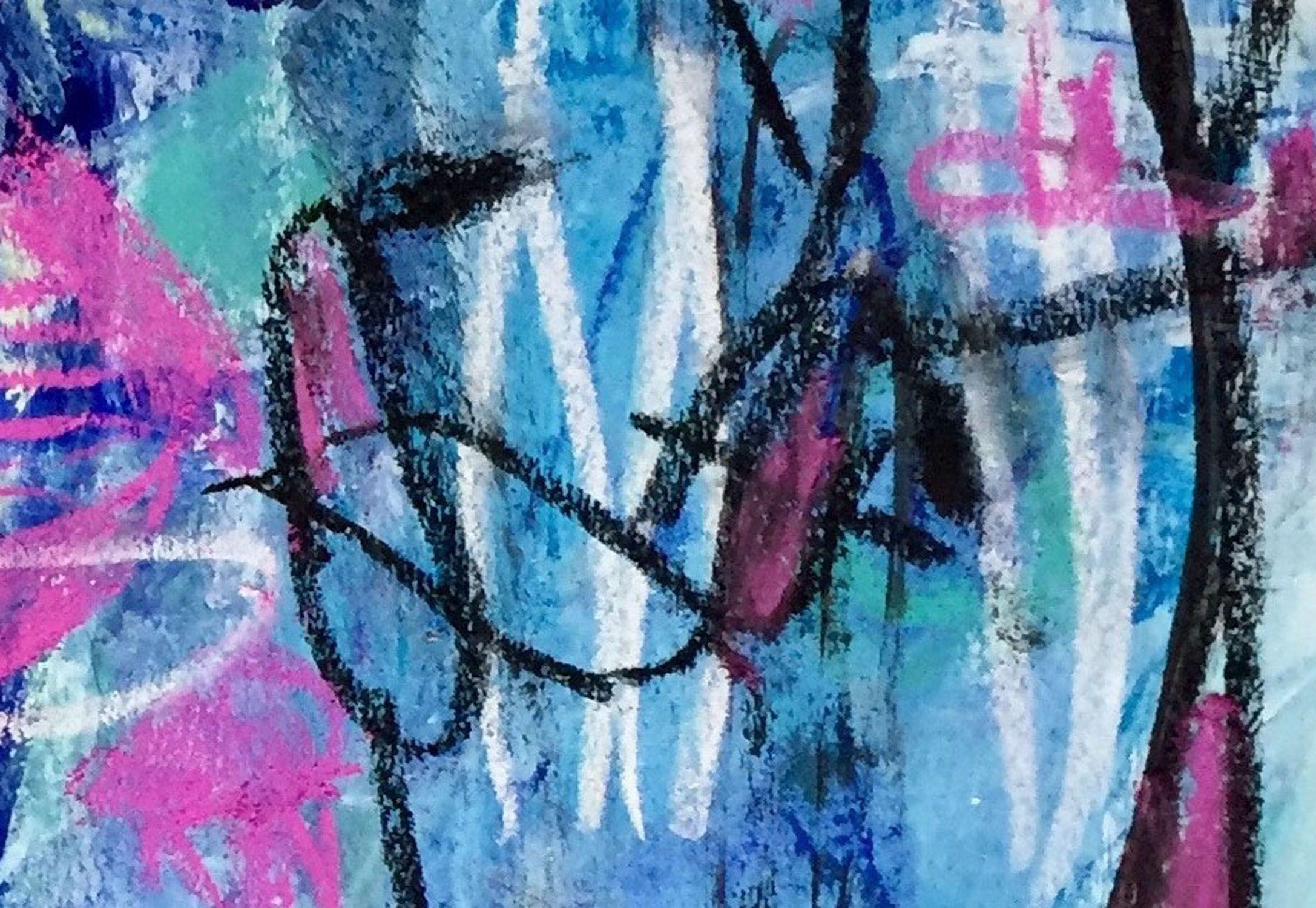 Süß wie eine morgendliche Brise, Gemälde, Acryl auf Papier (Zeitgenössisch), Painting, von Christel Haag