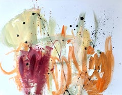 Garten Meditation, Painting, Acrylic on Paper