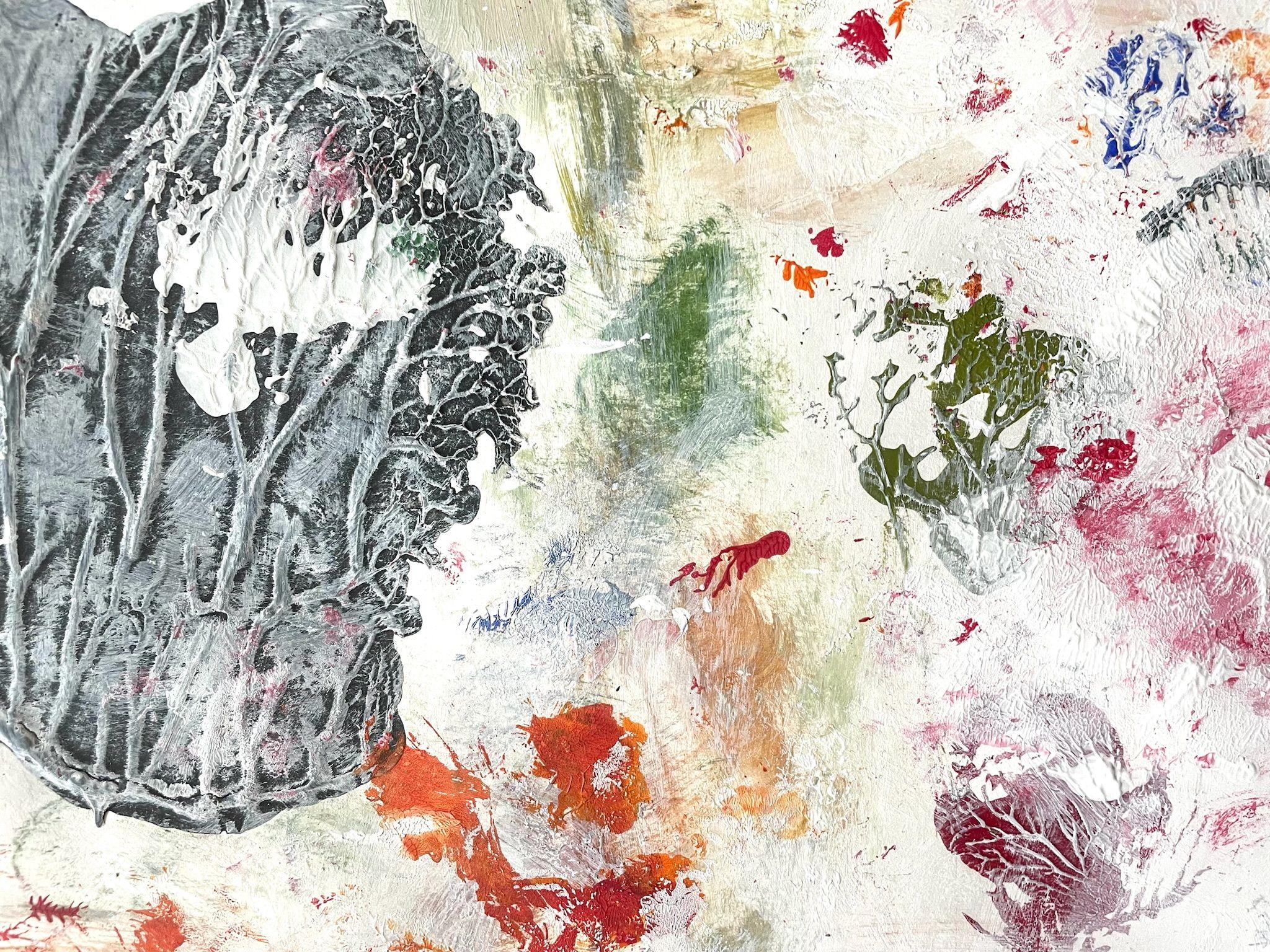 Geborgenheit, peinture, acrylique sur papier - Contemporain Painting par Christel Haag
