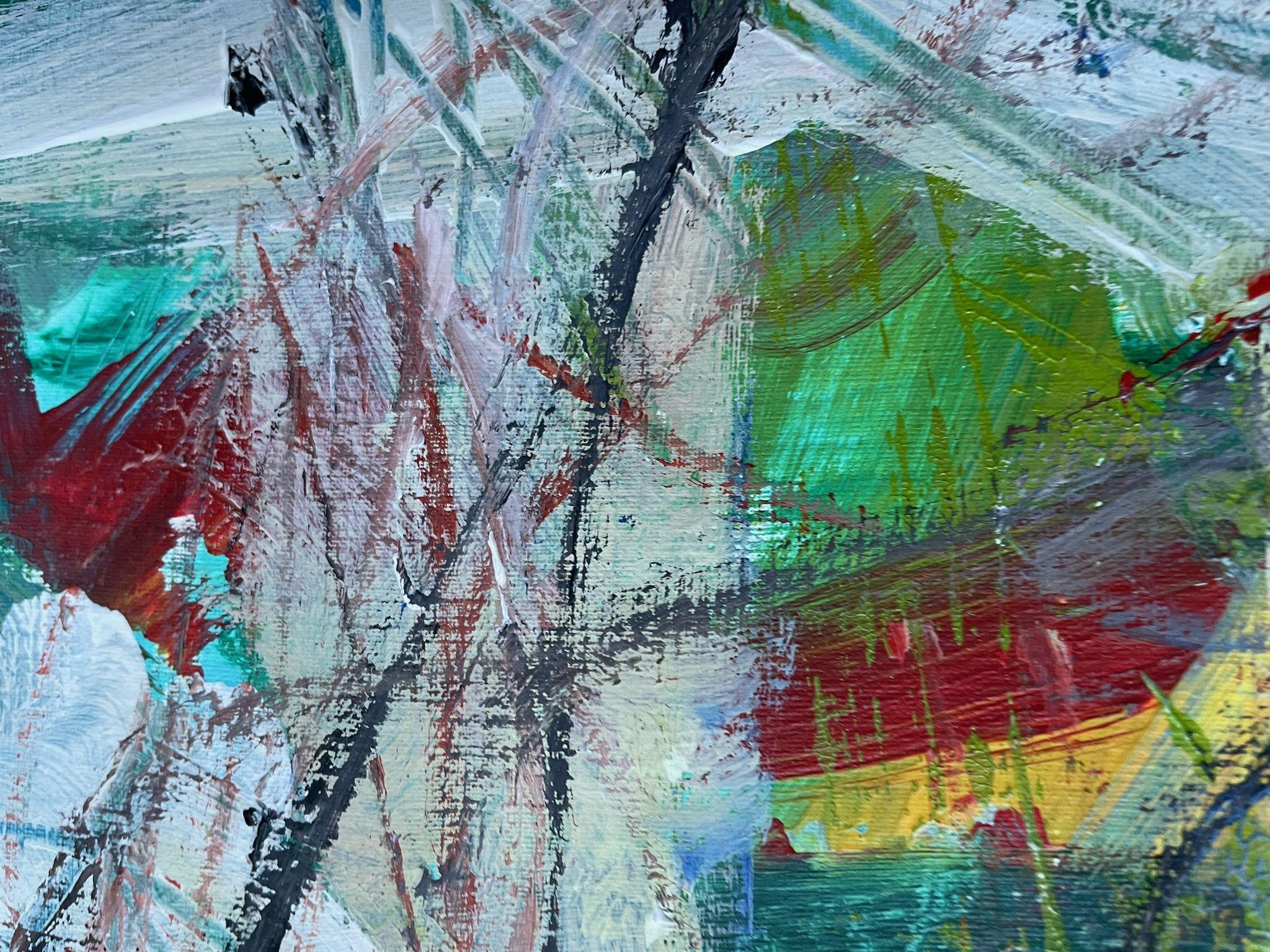 Gipfeltreffen, Pittura, Acrilico su carta in vendita 1