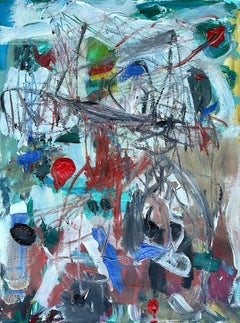 Gipfeltreffen, Painting, Acrylic on Paper