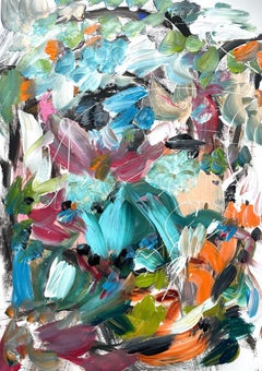Go With The Flow, Painting, Acrylic on Paper
