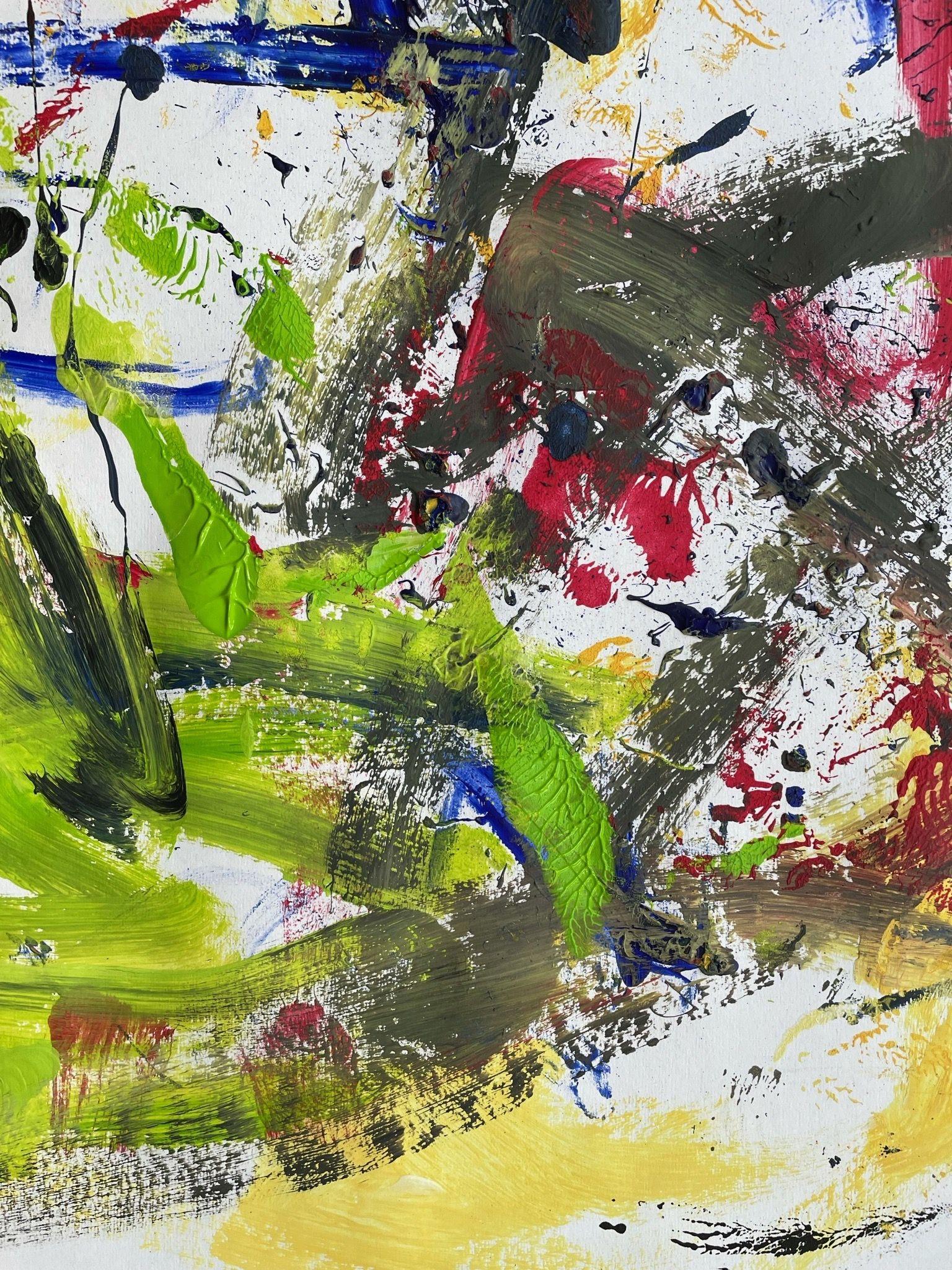 Green Soul 5, Painting, Acrylic on Paper For Sale 3