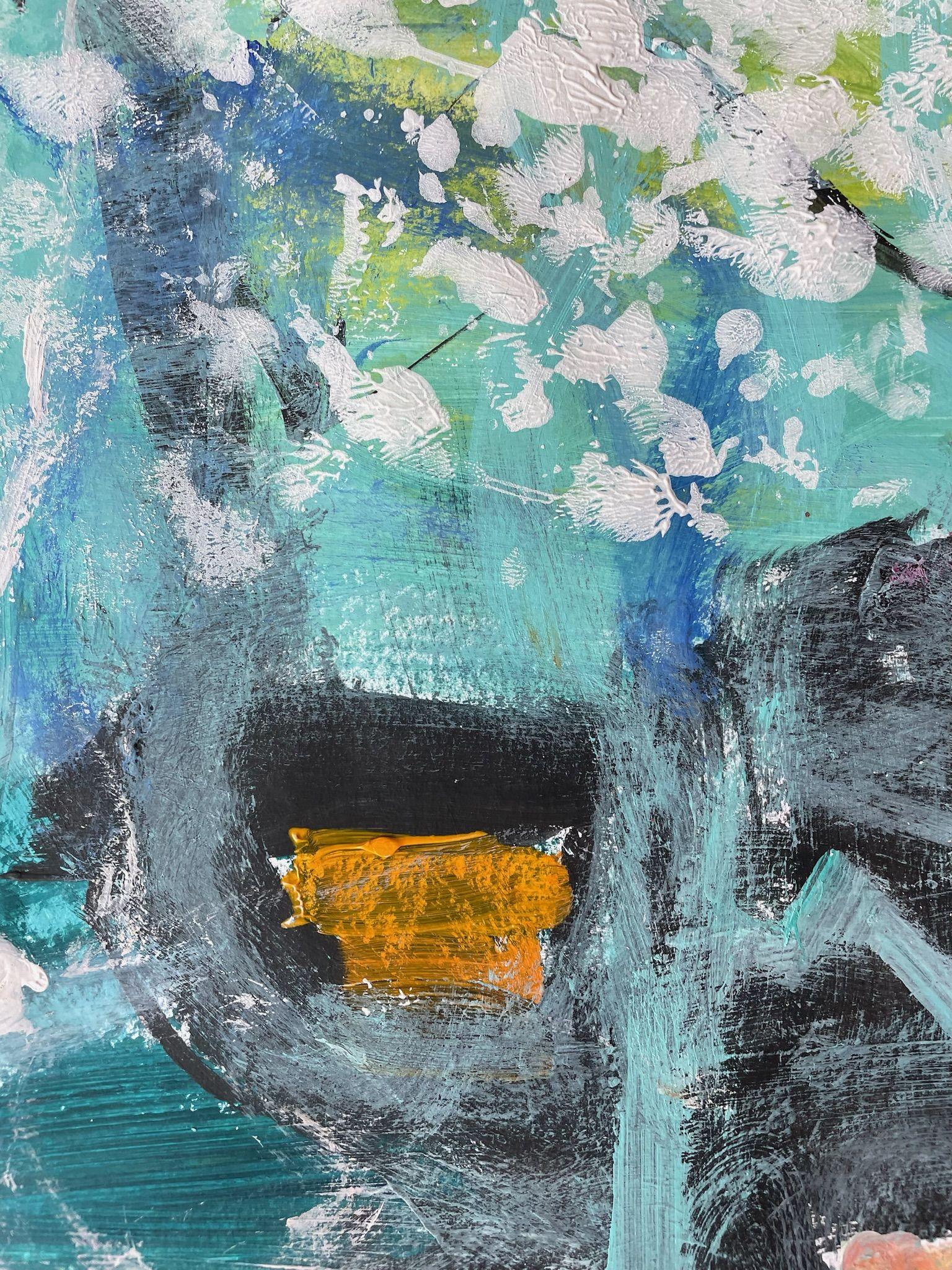 Gypsy Song, Gemälde, Acryl auf Papier (Zeitgenössisch), Painting, von Christel Haag