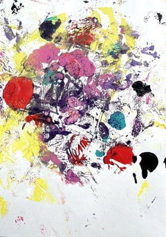 Happy Chaos 2, Painting, Acrylic on Paper