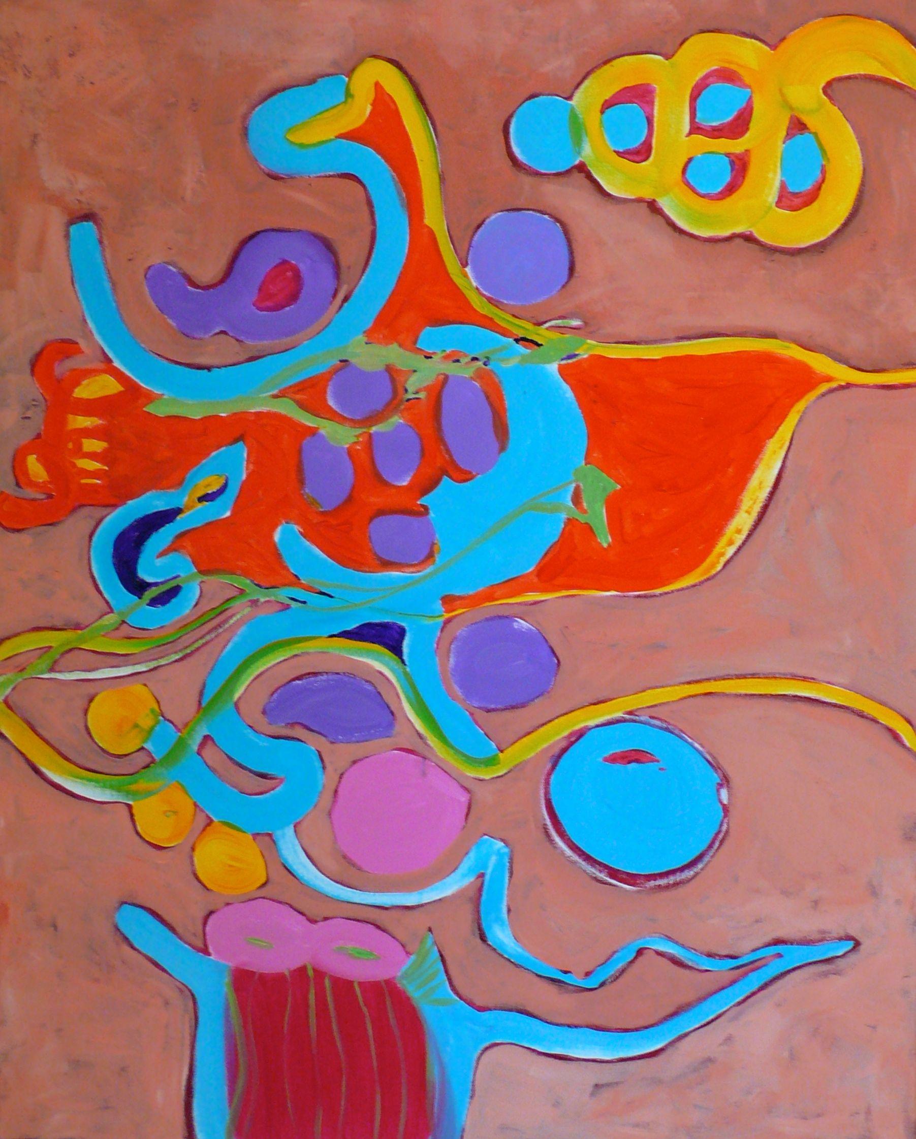 Herz eine Hand 2, Gemälde, Acryl auf Leinwand im Angebot 1