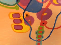 Herz an Hand, Painting, Acrylic on Canvas