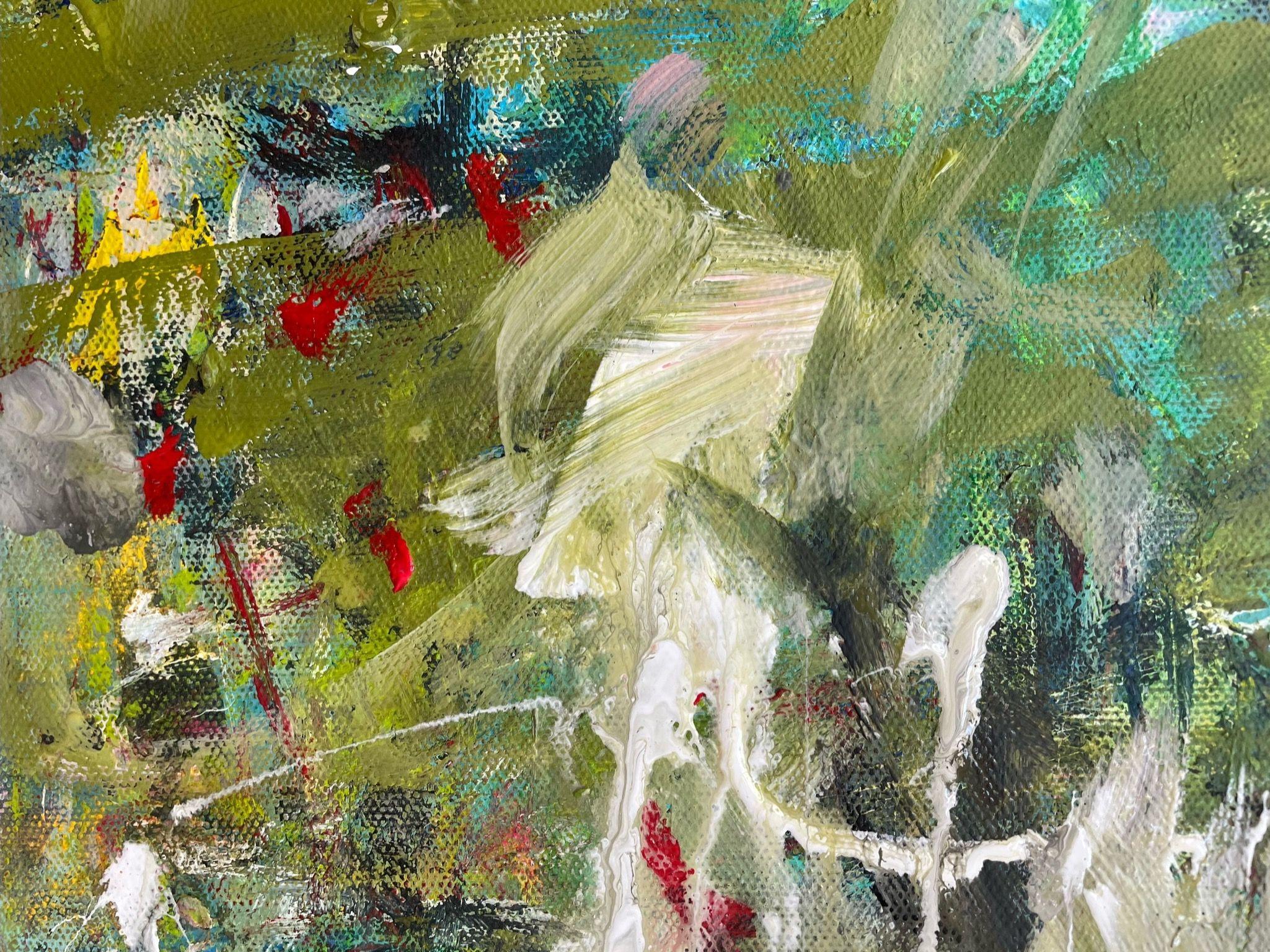 Hidden Pond, Painting, Acrylic on Canvas For Sale 2